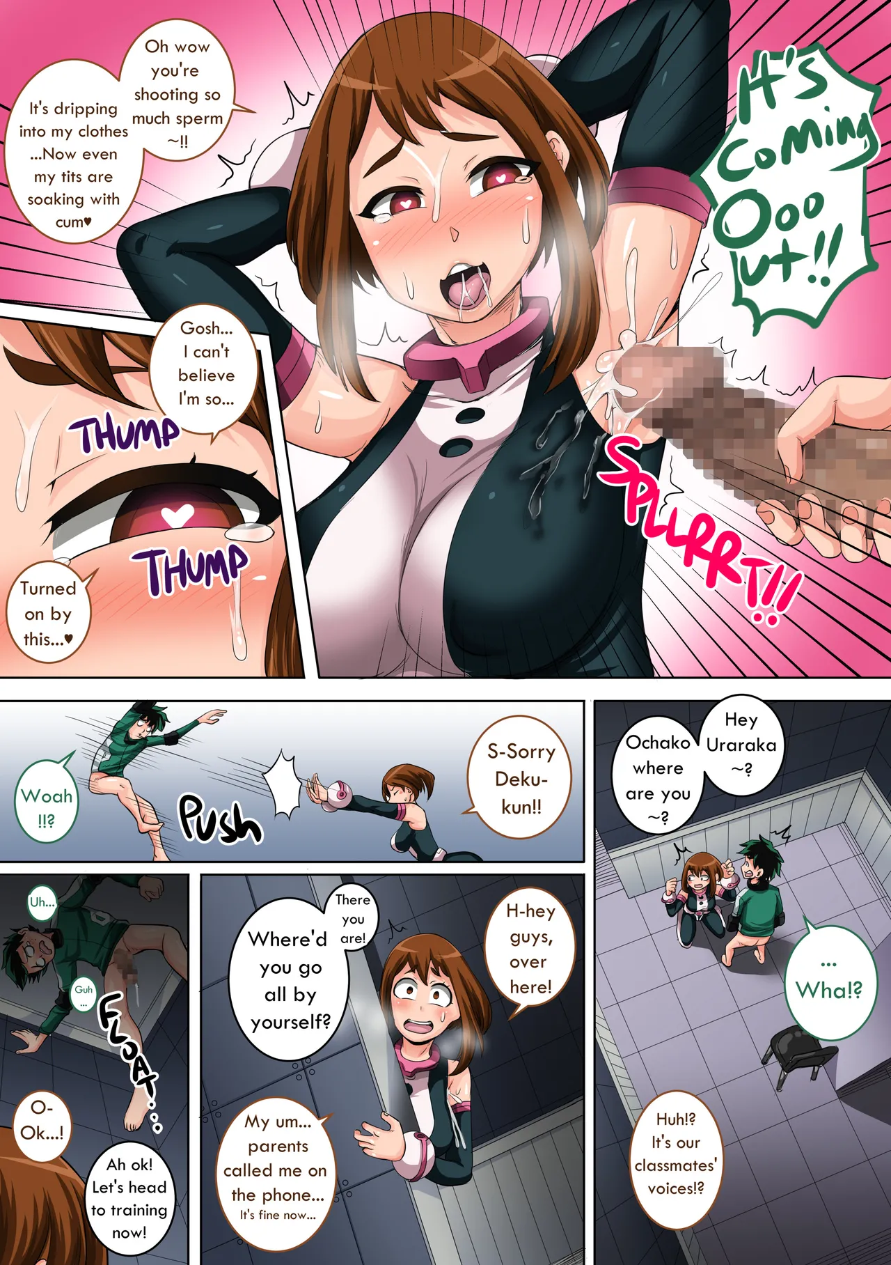 [Juicebox Koujou (Juna Juna Juice)] Boku no Harem Academia: 3-wa Ochako Hen "Arata na SEX Friend" (Boku no Hero Academia) [English] 图片编号 30