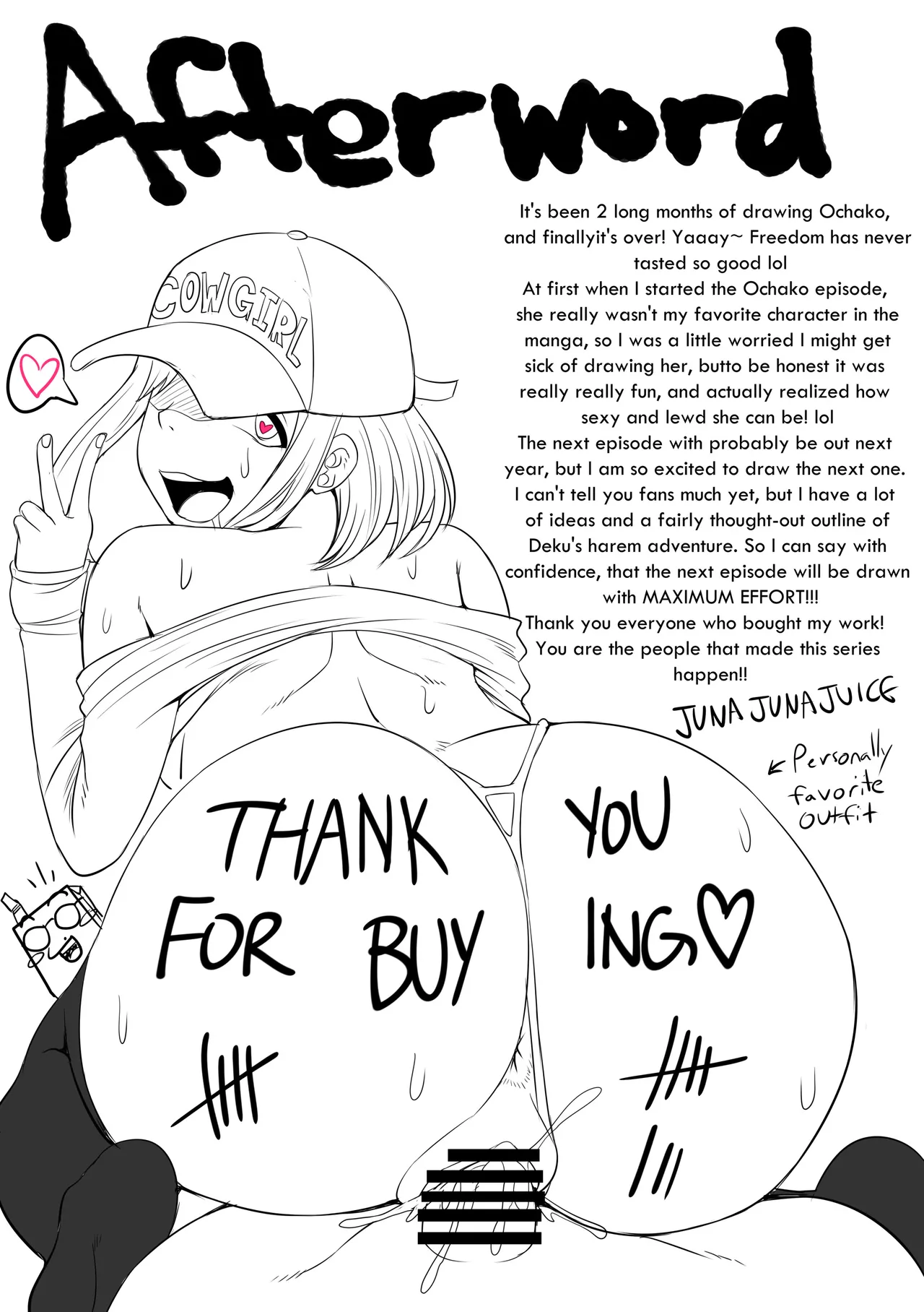 [Juicebox Koujou (Juna Juna Juice)] Boku no Harem Academia: 3-wa Ochako Hen "Arata na SEX Friend" (Boku no Hero Academia) [English] 图片编号 56