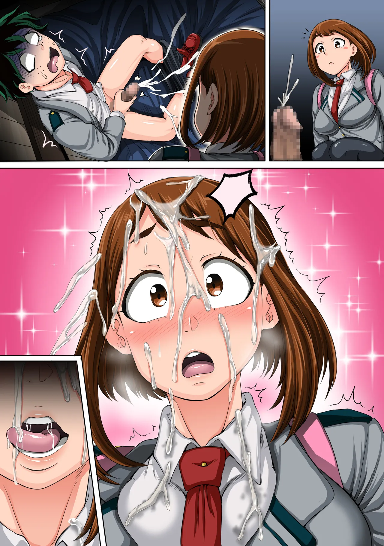 [Juicebox Koujou (Juna Juna Juice)] Boku no Harem Academia: 3-wa Ochako Hen "Arata na SEX Friend" (Boku no Hero Academia) [English] 图片编号 62