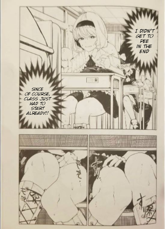 (Reitaisai 15) [Tukimi Atelier (KURUTSUKI)] Toilet ni Ikitai! Alice desu ga | I want to go to the bathroom! Alice version (Touhou Project) [English] Re-edited image number 6