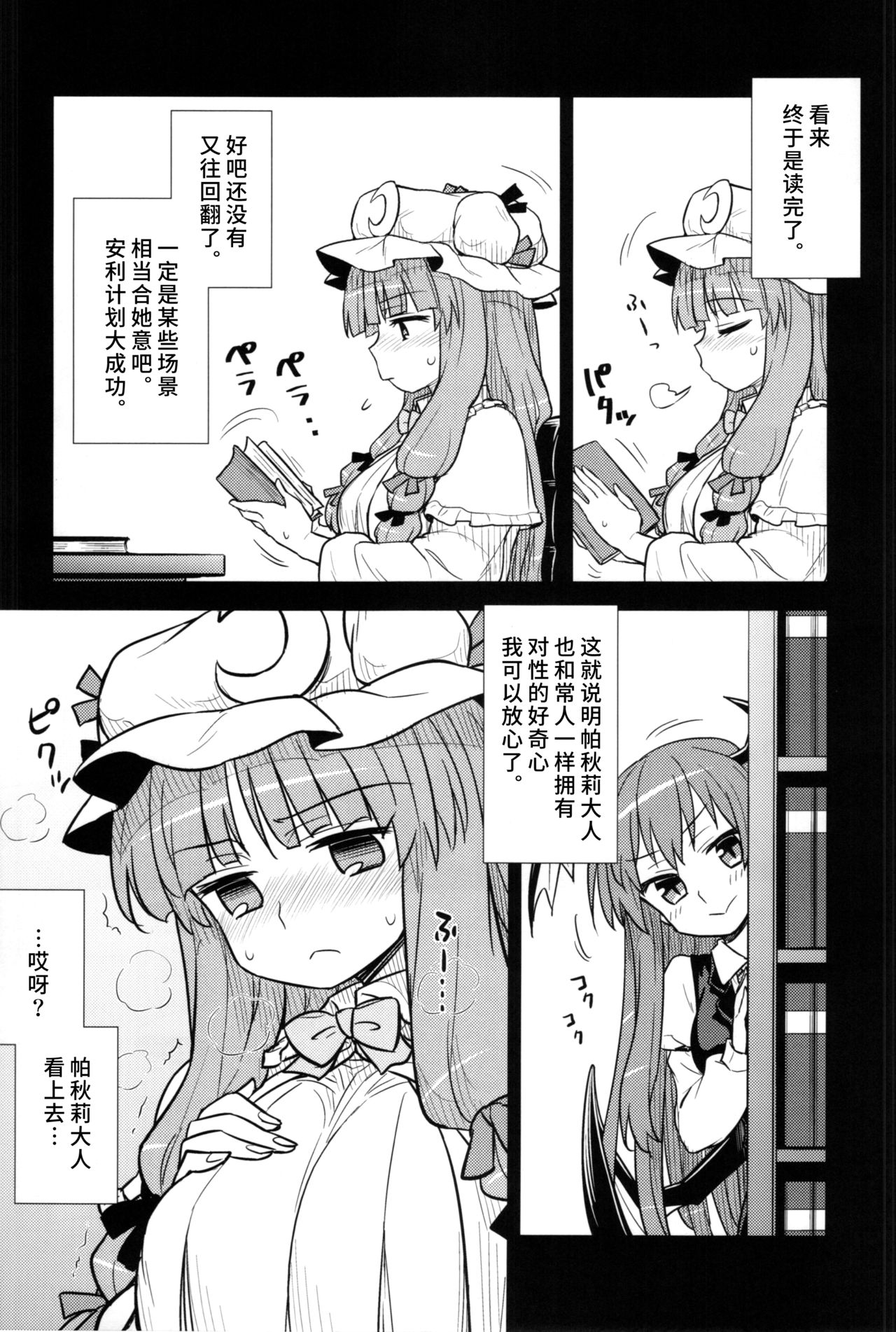 (C88) [110-GROOVE (Itou Yuuji)] Koakuma no Patchouli Kansatsuki (Touhou Project) [Chinese] [彷徨水面个人汉化] imagen número 6