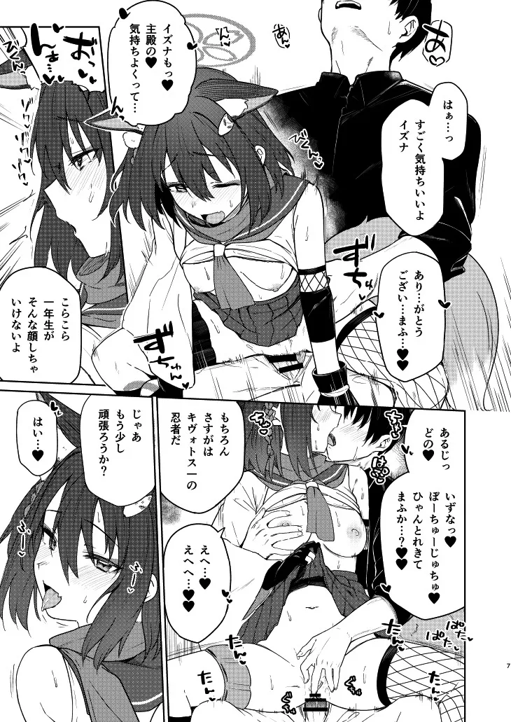 [Katamimi Headphone (Ariyoshi Gen)] Izuna to Tokkun suru Hon (Blue Archive) [Digital] numero di immagine  7