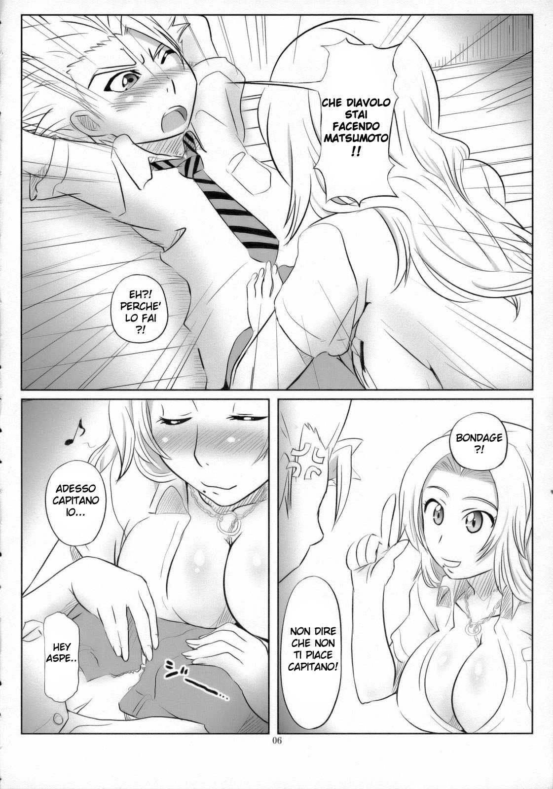 (C71) [ORANGE☆SOFT (Aru Ra Une)] Seifuku to Iu Na no Kyouki Ni | Il Mio Capitano (Bleach) [Italian] imagen número 5