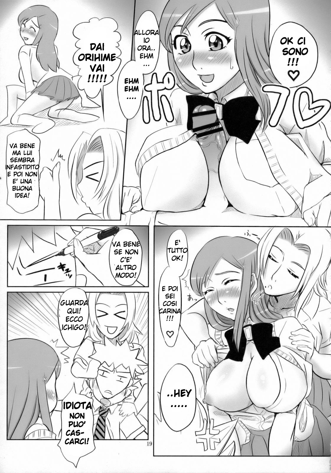 (C71) [ORANGE☆SOFT (Aru Ra Une)] Seifuku to Iu Na no Kyouki Ni | Il Mio Capitano (Bleach) [Italian] imagen número 18