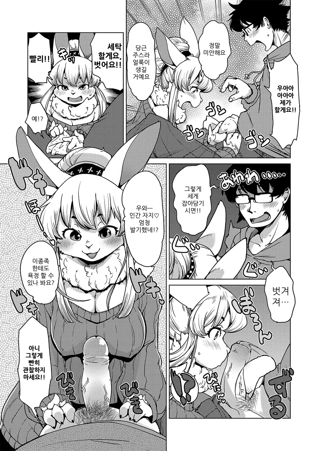 [Setouchi Kurage] Juujin Apart Tokoharusou e Youkoso! | 수인 아파트 토코하루장에 오신 걸 환영합니다! [Ch. 1-5] [Korean] [Decensored] 图片编号 15