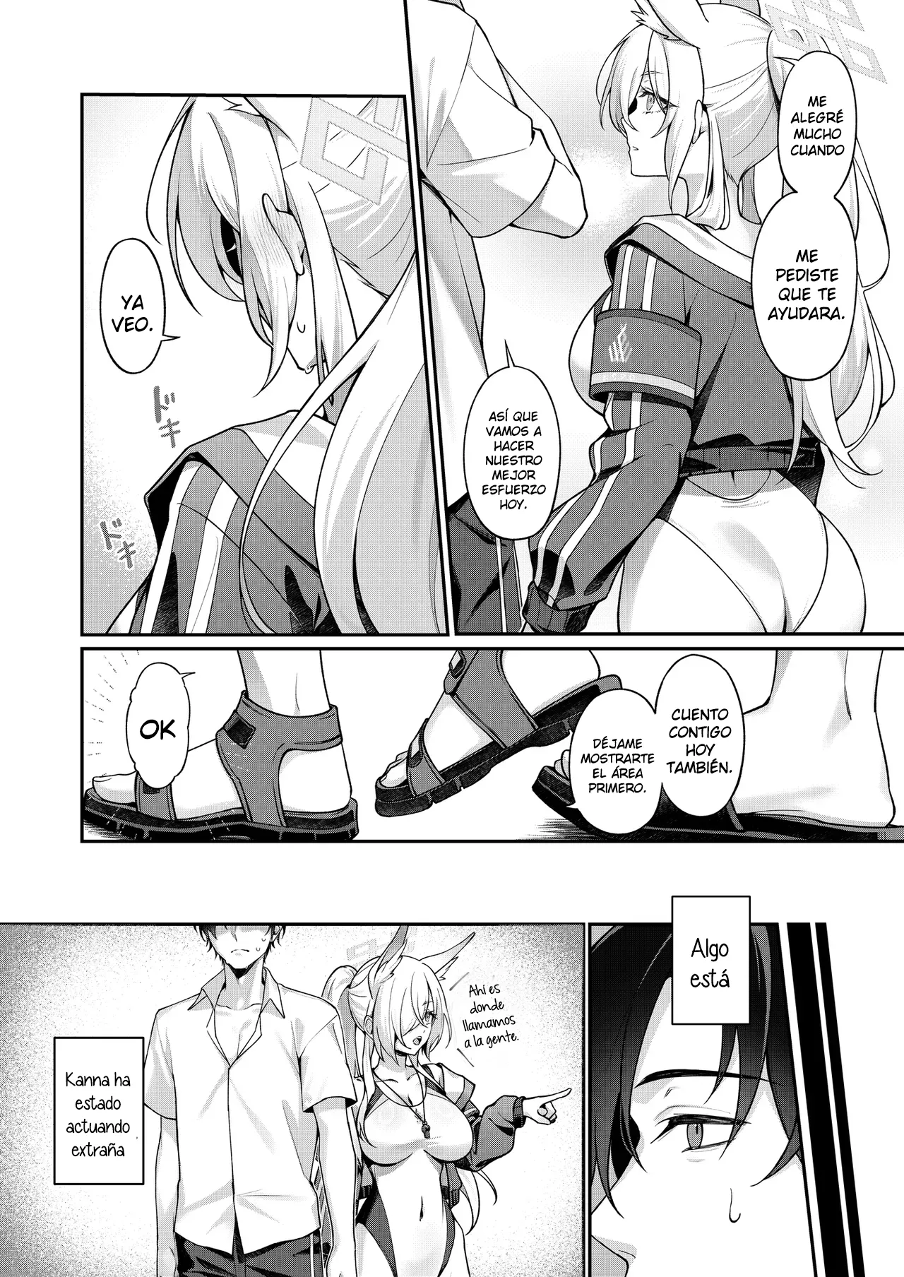 [Shiba no Shippo (Shiba Aya)] Kanna to Iyashiai | Recuperándome junto a Kanna (Blue Archive) [Spanish] [Hangyaku No Scanlation] [Digital] image number 3