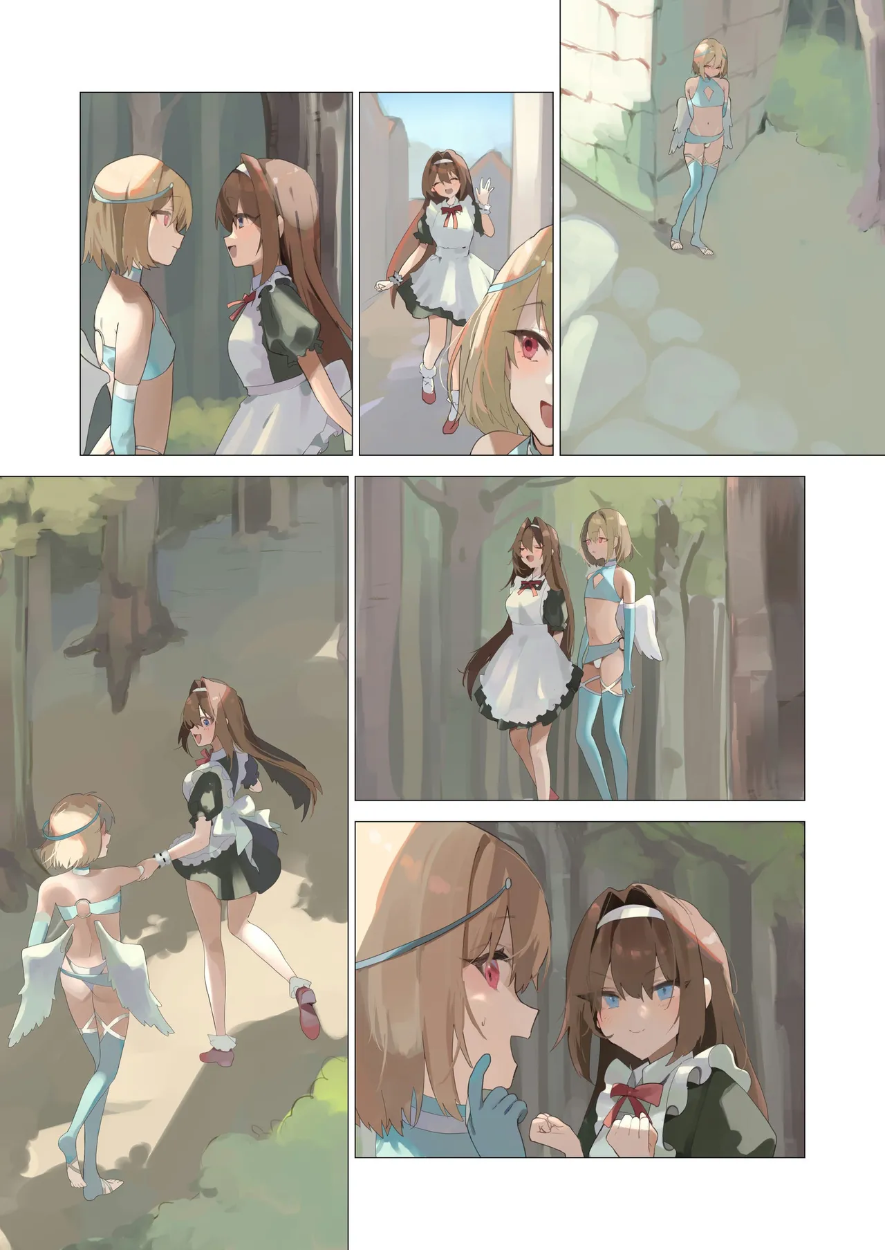 [Seika Kairaku Shoten] Tenshina Otoko no musume no daten mokushiroku | The Angelic Boy's Fallen Apocalypse image number 68