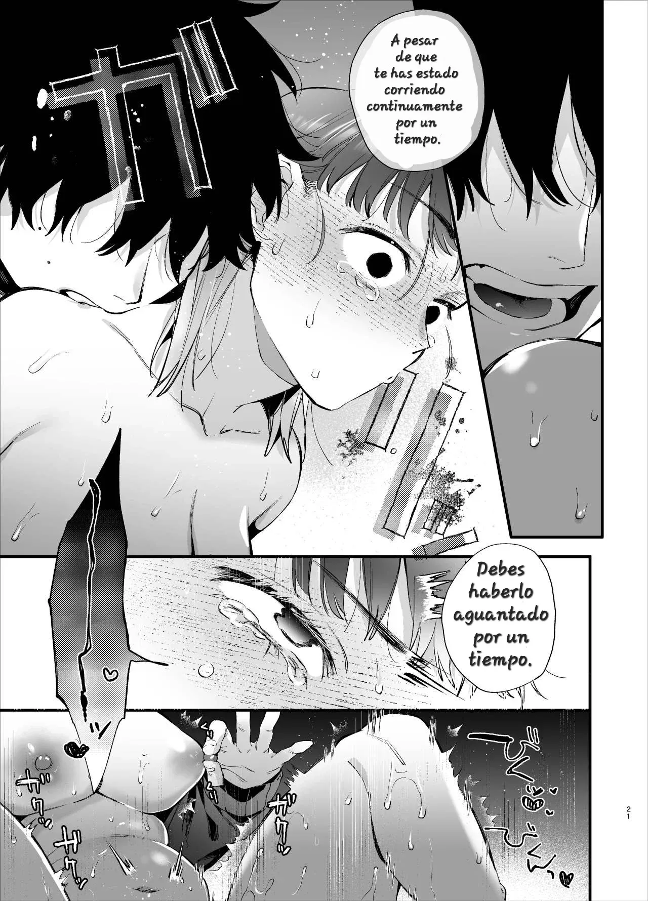 [Umenegi Daimyoujin (Umekoppe)] Kawaisou na Kimi ga Ichiban Kawaii ~Inu-kei Shuuchaku Danshi Haru-kun no Shitsuke Koubi~ | Eres más Adorable Cuando das Pena ~El Sexo Disciplinario del Chico Obsesivo Estilo Golden Retriever, Haru~ [Spanish] [Me ba] изображение № 21