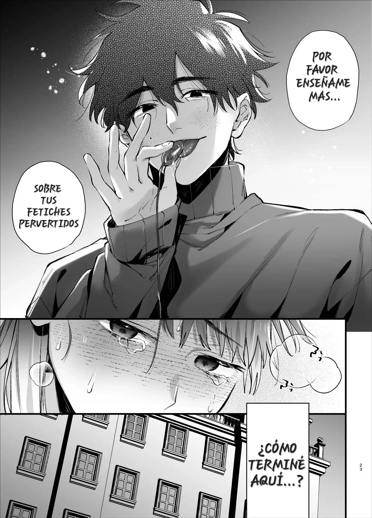 [Umenegi Daimyoujin (Umekoppe)] Kawaisou na Kimi ga Ichiban Kawaii ~Inu-kei Shuuchaku Danshi Haru-kun no Shitsuke Koubi~ | Eres más Adorable Cuando das Pena ~El Sexo Disciplinario del Chico Obsesivo Estilo Golden Retriever, Haru~ [Spanish] [Me ba] изображение № 23