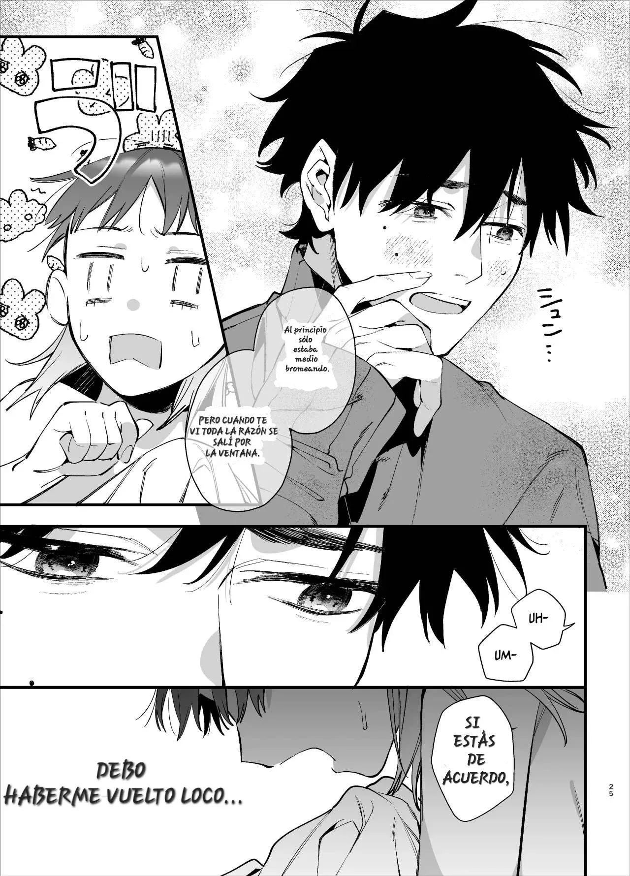 [Umenegi Daimyoujin (Umekoppe)] Kawaisou na Kimi ga Ichiban Kawaii ~Inu-kei Shuuchaku Danshi Haru-kun no Shitsuke Koubi~ | Eres más Adorable Cuando das Pena ~El Sexo Disciplinario del Chico Obsesivo Estilo Golden Retriever, Haru~ [Spanish] [Me ba] изображение № 25