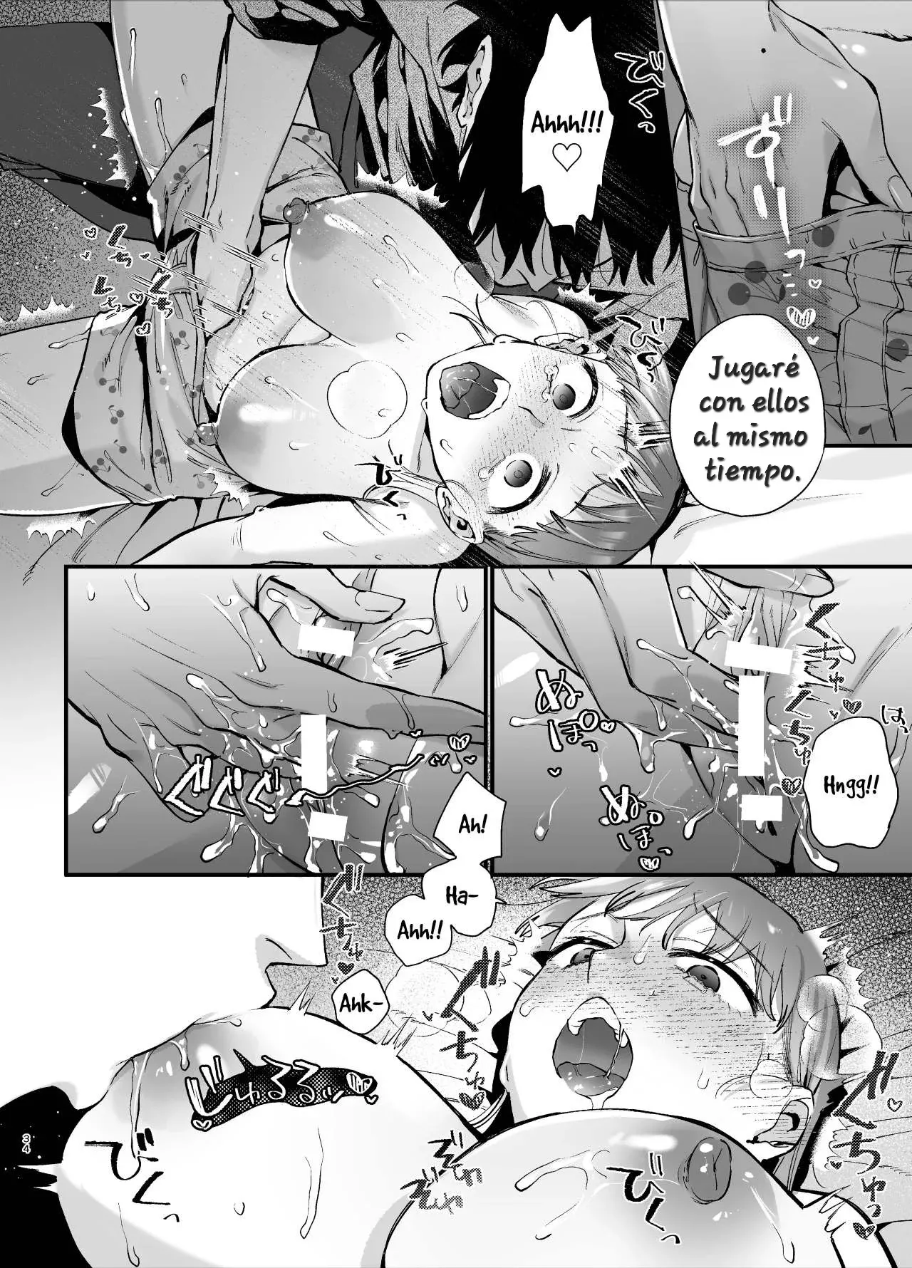 [Umenegi Daimyoujin (Umekoppe)] Kawaisou na Kimi ga Ichiban Kawaii ~Inu-kei Shuuchaku Danshi Haru-kun no Shitsuke Koubi~ | Eres más Adorable Cuando das Pena ~El Sexo Disciplinario del Chico Obsesivo Estilo Golden Retriever, Haru~ [Spanish] [Me ba] изображение № 34