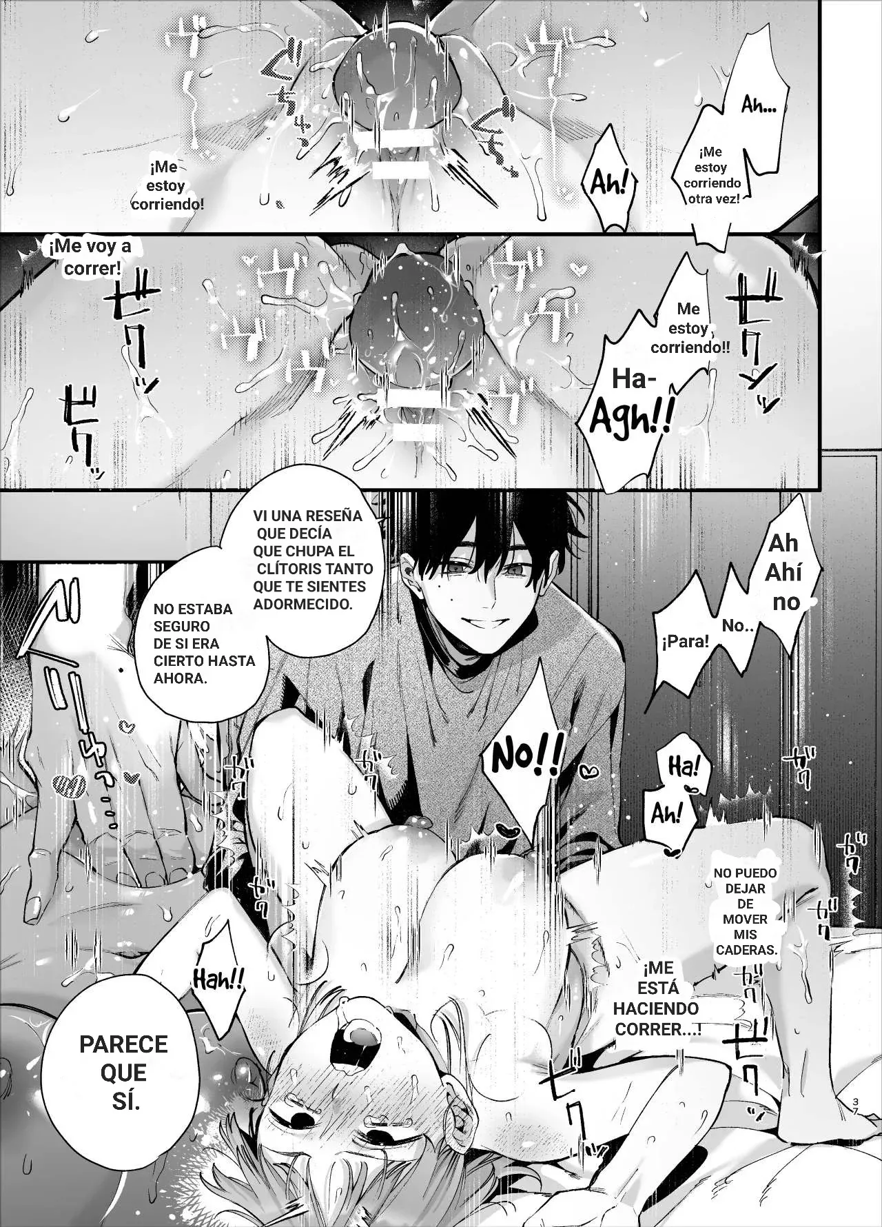 [Umenegi Daimyoujin (Umekoppe)] Kawaisou na Kimi ga Ichiban Kawaii ~Inu-kei Shuuchaku Danshi Haru-kun no Shitsuke Koubi~ | Eres más Adorable Cuando das Pena ~El Sexo Disciplinario del Chico Obsesivo Estilo Golden Retriever, Haru~ [Spanish] [Me ba] изображение № 37