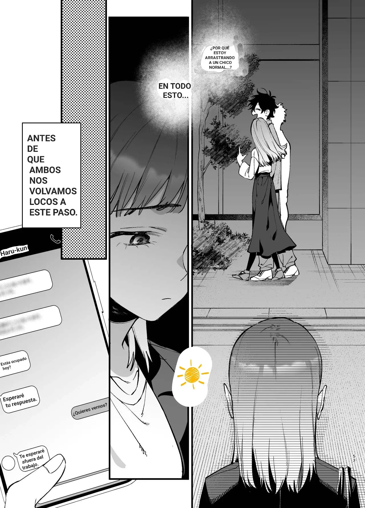 [Umenegi Daimyoujin (Umekoppe)] Kawaisou na Kimi ga Ichiban Kawaii ~Inu-kei Shuuchaku Danshi Haru-kun no Shitsuke Koubi~ | Eres más Adorable Cuando das Pena ~El Sexo Disciplinario del Chico Obsesivo Estilo Golden Retriever, Haru~ [Spanish] [Me ba] изображение № 53