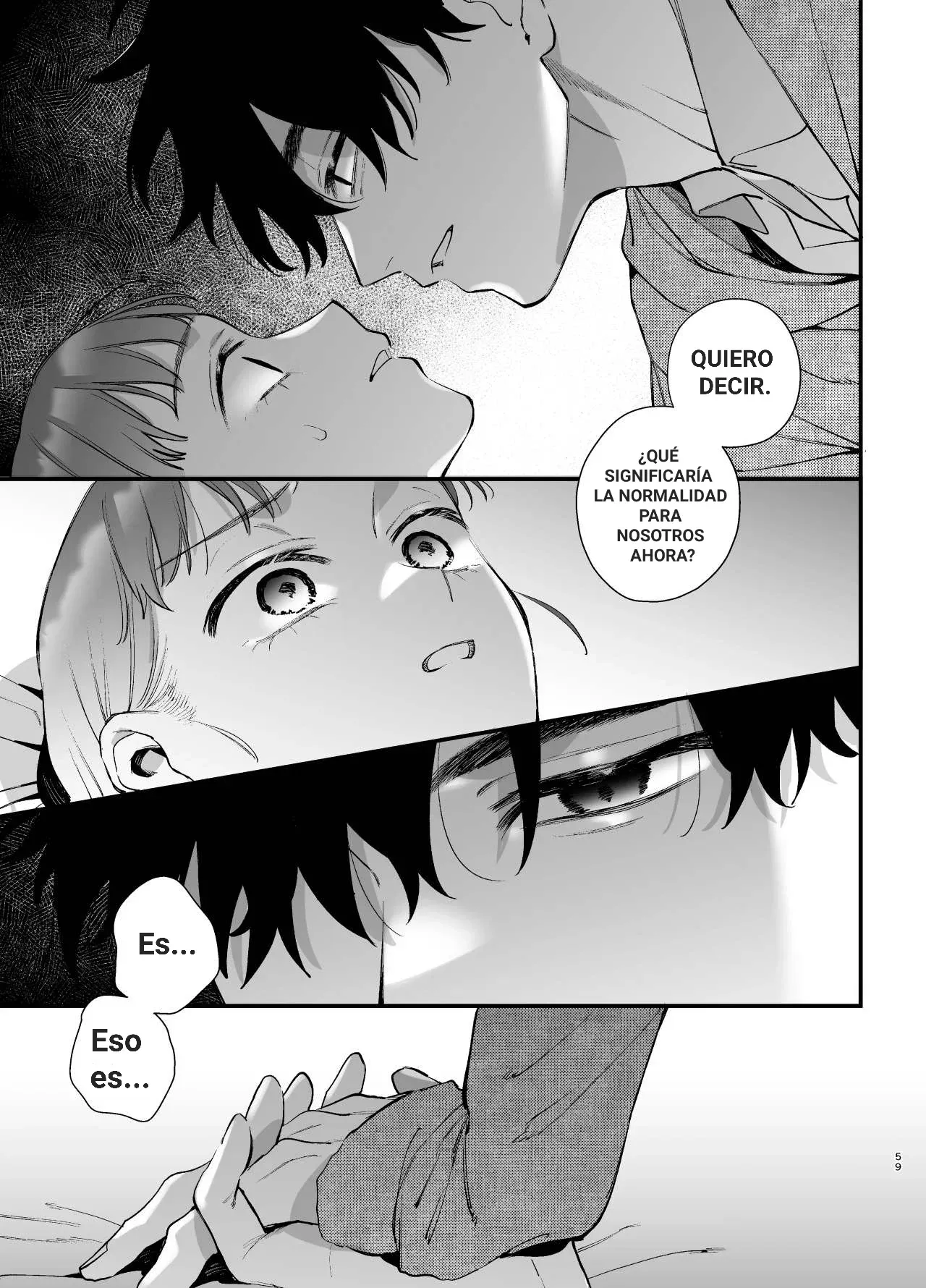 [Umenegi Daimyoujin (Umekoppe)] Kawaisou na Kimi ga Ichiban Kawaii ~Inu-kei Shuuchaku Danshi Haru-kun no Shitsuke Koubi~ | Eres más Adorable Cuando das Pena ~El Sexo Disciplinario del Chico Obsesivo Estilo Golden Retriever, Haru~ [Spanish] [Me ba] изображение № 59