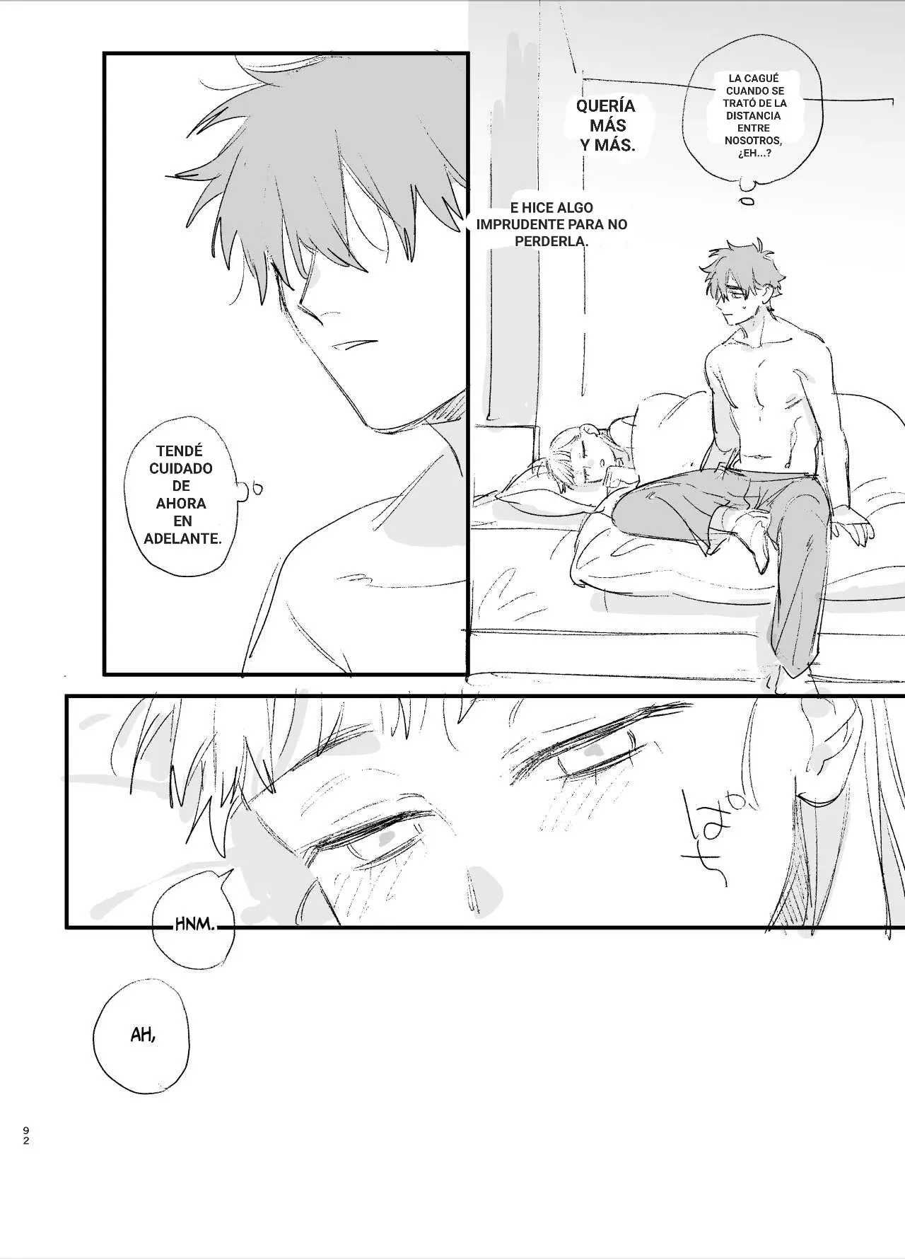 [Umenegi Daimyoujin (Umekoppe)] Kawaisou na Kimi ga Ichiban Kawaii ~Inu-kei Shuuchaku Danshi Haru-kun no Shitsuke Koubi~ | Eres más Adorable Cuando das Pena ~El Sexo Disciplinario del Chico Obsesivo Estilo Golden Retriever, Haru~ [Spanish] [Me ba] изображение № 92