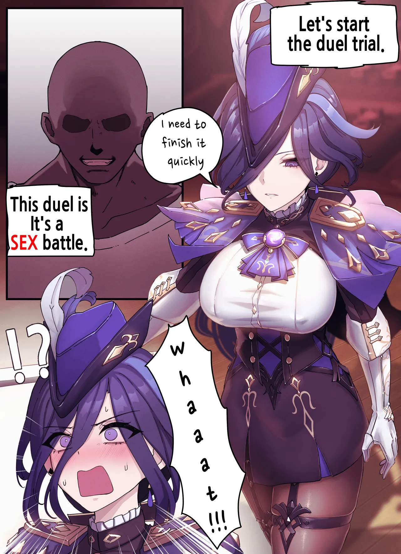 [Horori] Clorinde!! (Genshin Impact) [English] [Uncensored] image number 1