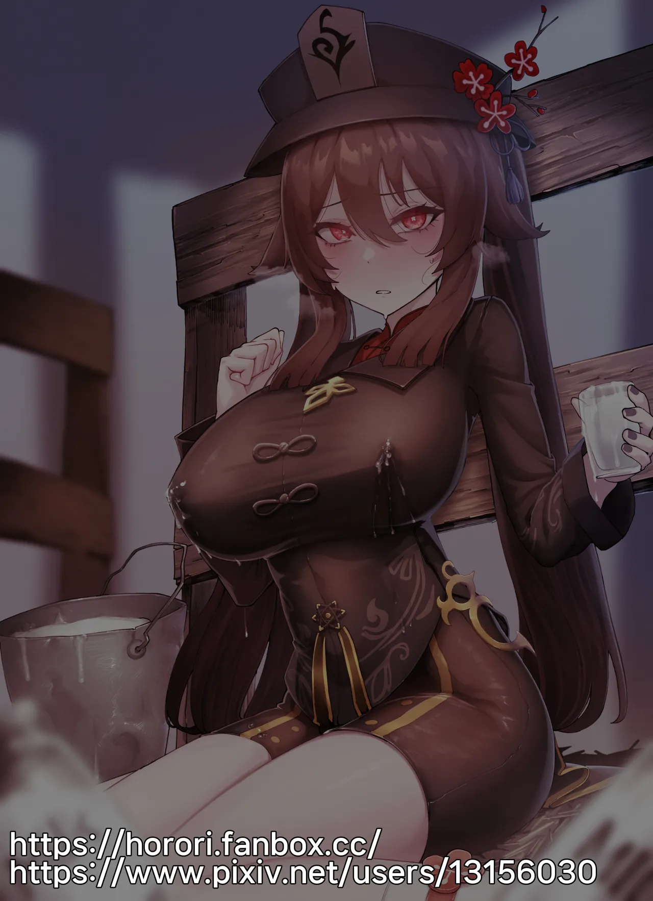 [Horori] Teyvat Gravure #06: Hu Tao (Genshin Impact) [English] [Uncensored] 이미지 번호 12