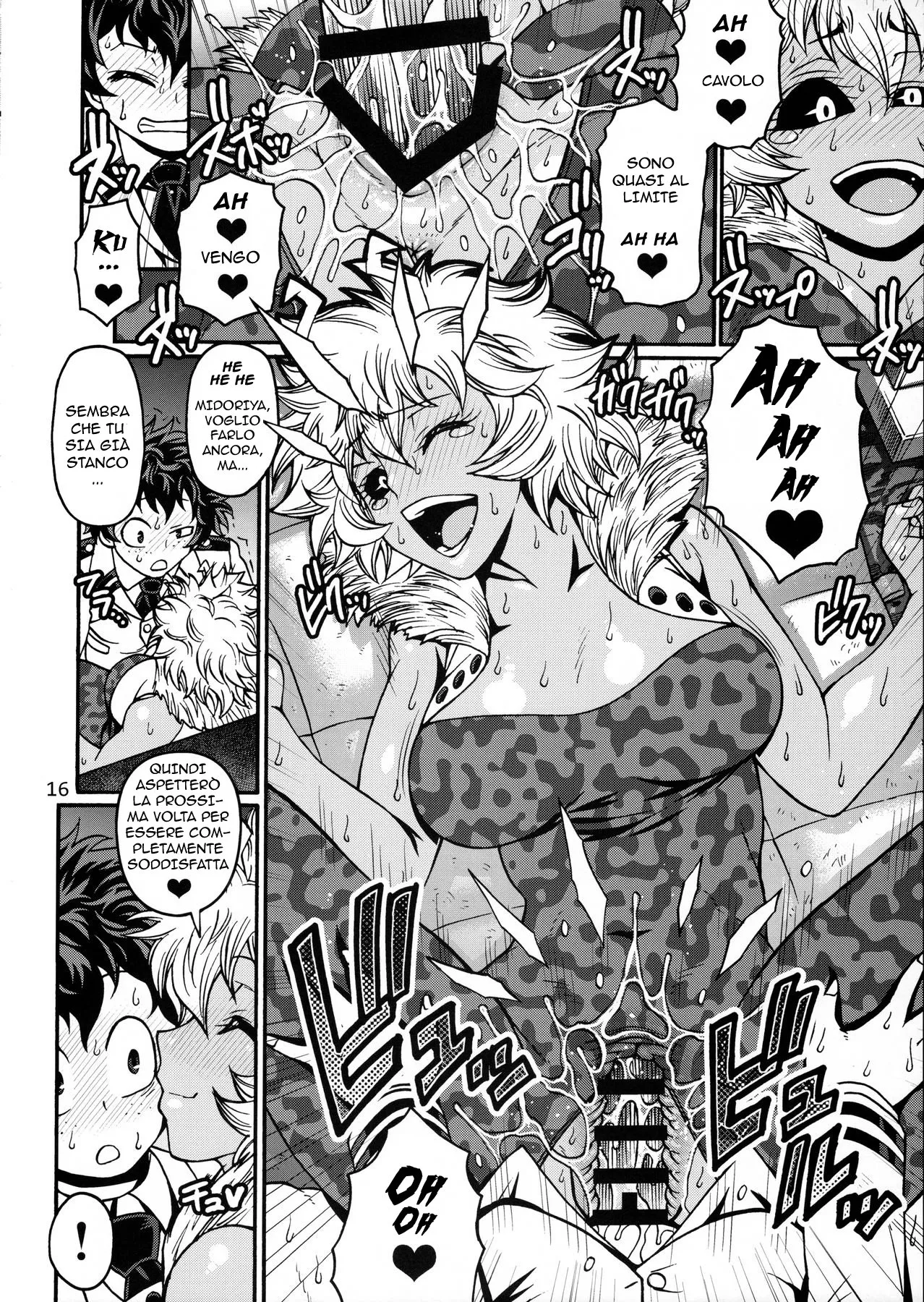 (C90) [CELLULOID-ACME (Chiba Toshirou)] POPPIN' GIRLS (My Hero Academia) [Italian] 图片编号 15