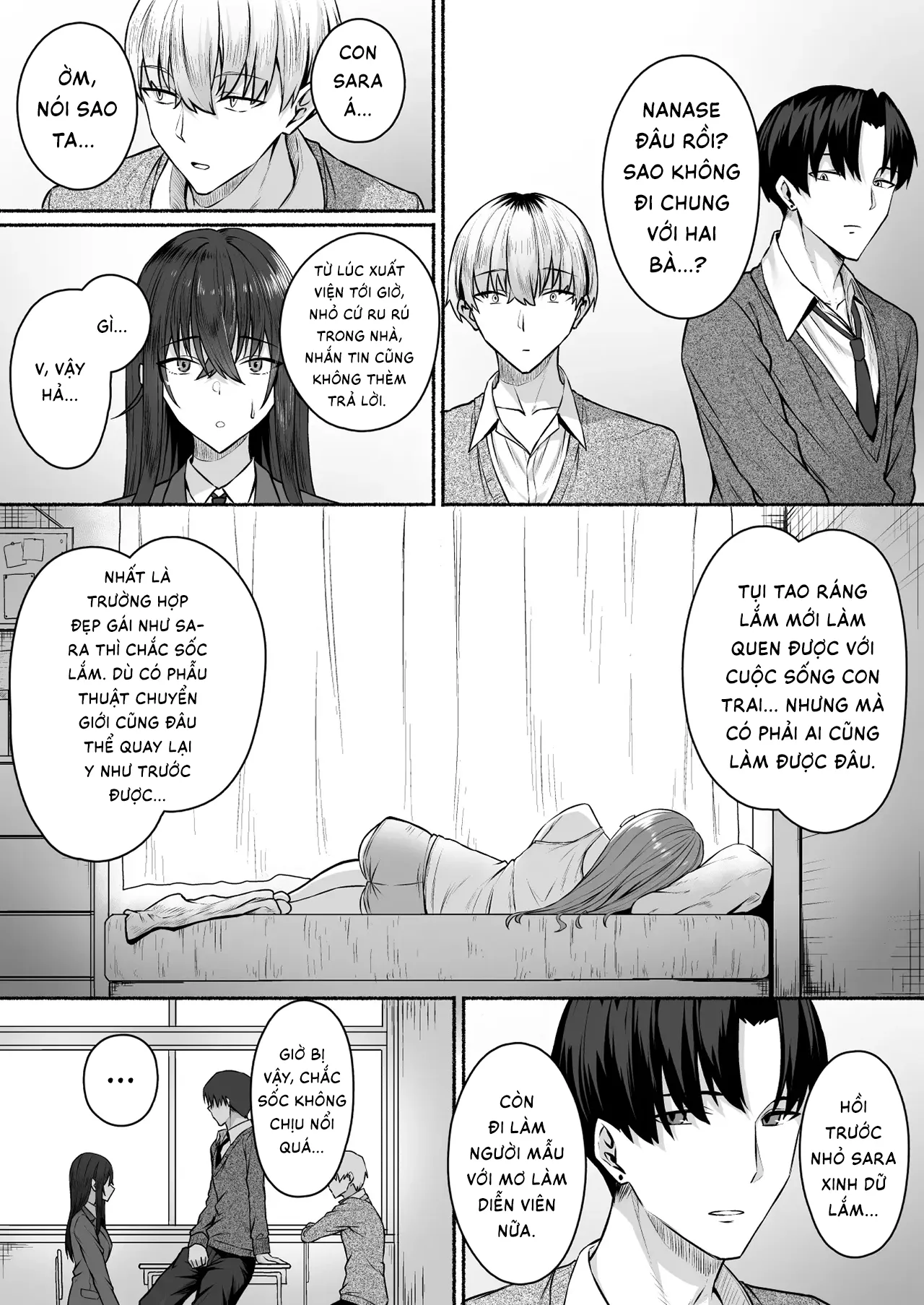 [Potato Usushio] Gal to Boku ga Seibetsu Gyakuten Mesu ni Mezameru Boku | Sau khi cùng đám gyaru hoán đổi giới tính, tôi dần thức tỉnh bản năng phái nữ [Vietnamese Tiếng Việt] image number 14