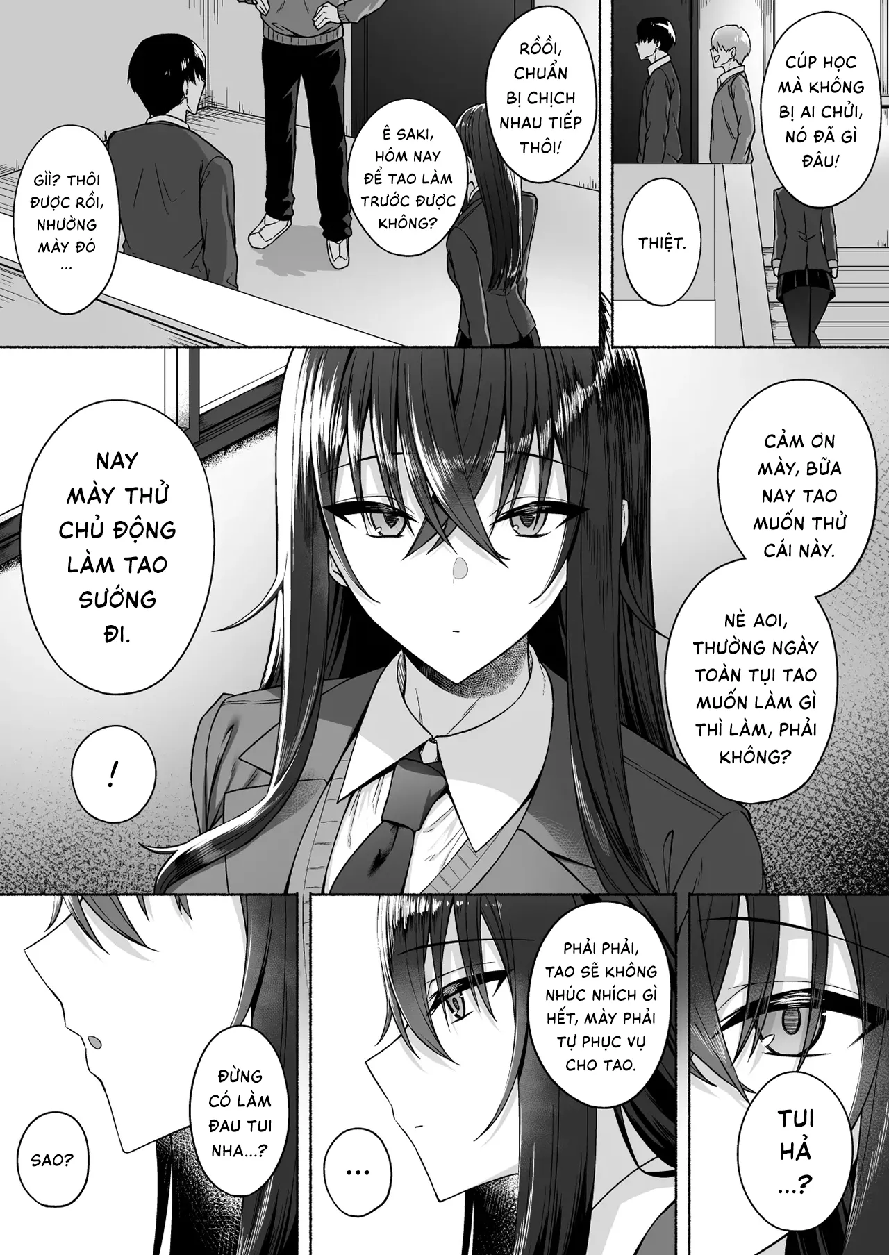 [Potato Usushio] Gal to Boku ga Seibetsu Gyakuten Mesu ni Mezameru Boku | Sau khi cùng đám gyaru hoán đổi giới tính, tôi dần thức tỉnh bản năng phái nữ [Vietnamese Tiếng Việt] image number 45