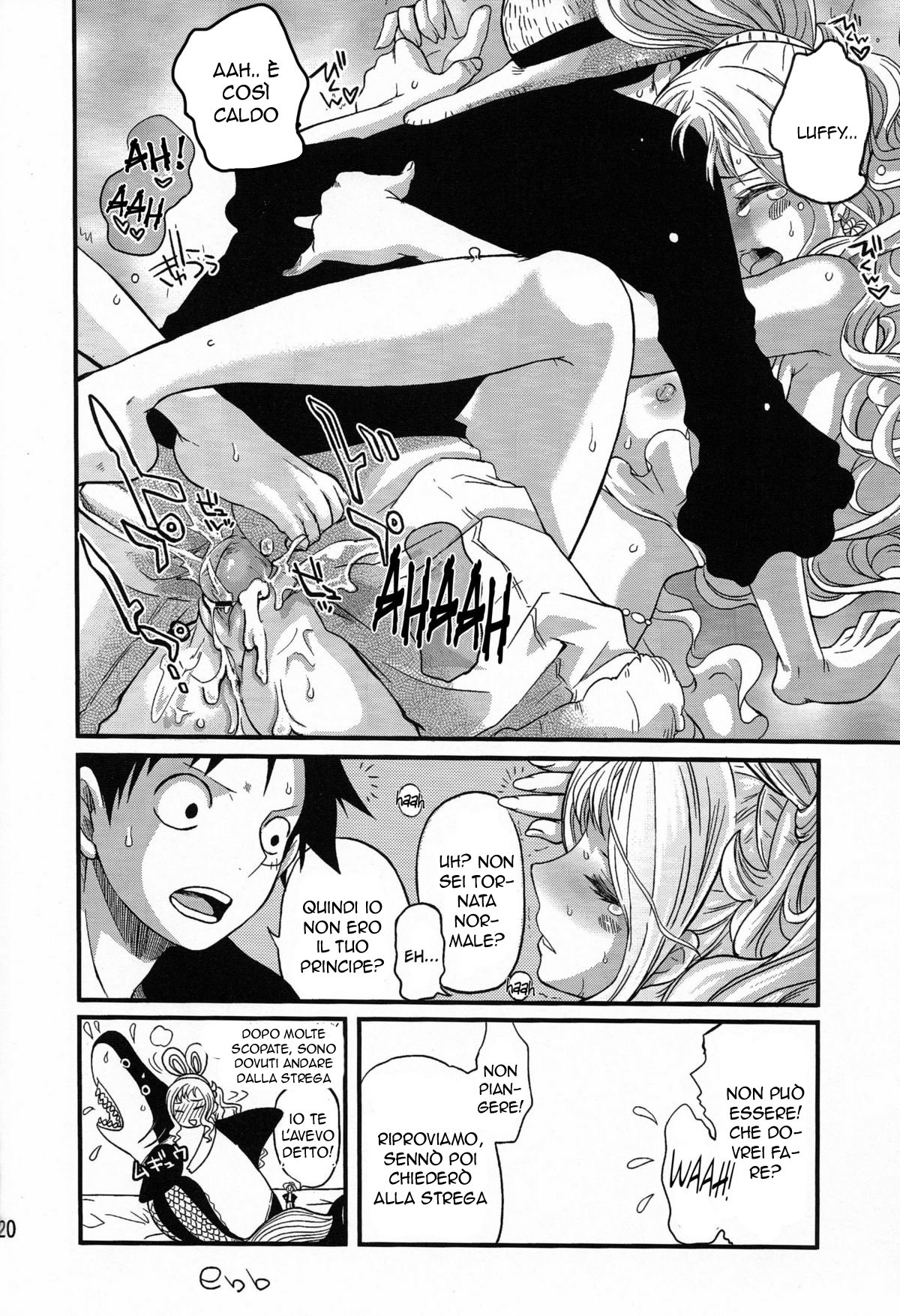 (C80) [Queen Of VANILLA (Tigusa Suzume)] Ningyohime | Le Code non sono un Problema! (One Piece) [Italian] image number 20