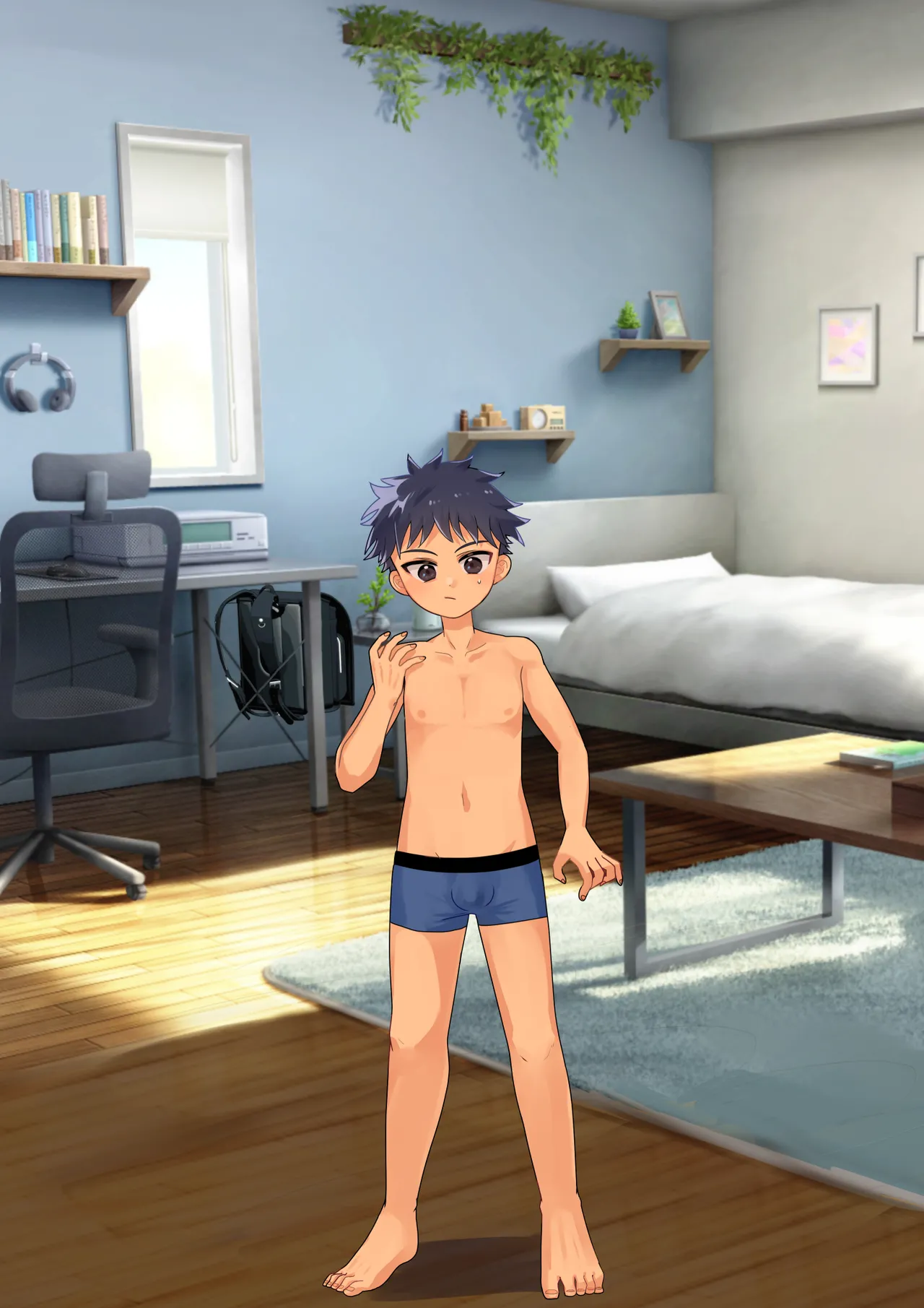 [Hachitarou] [skeb] Nyotaika Kyuuseichou Shoukougun ni Kakacchatta Ko 图片编号 9