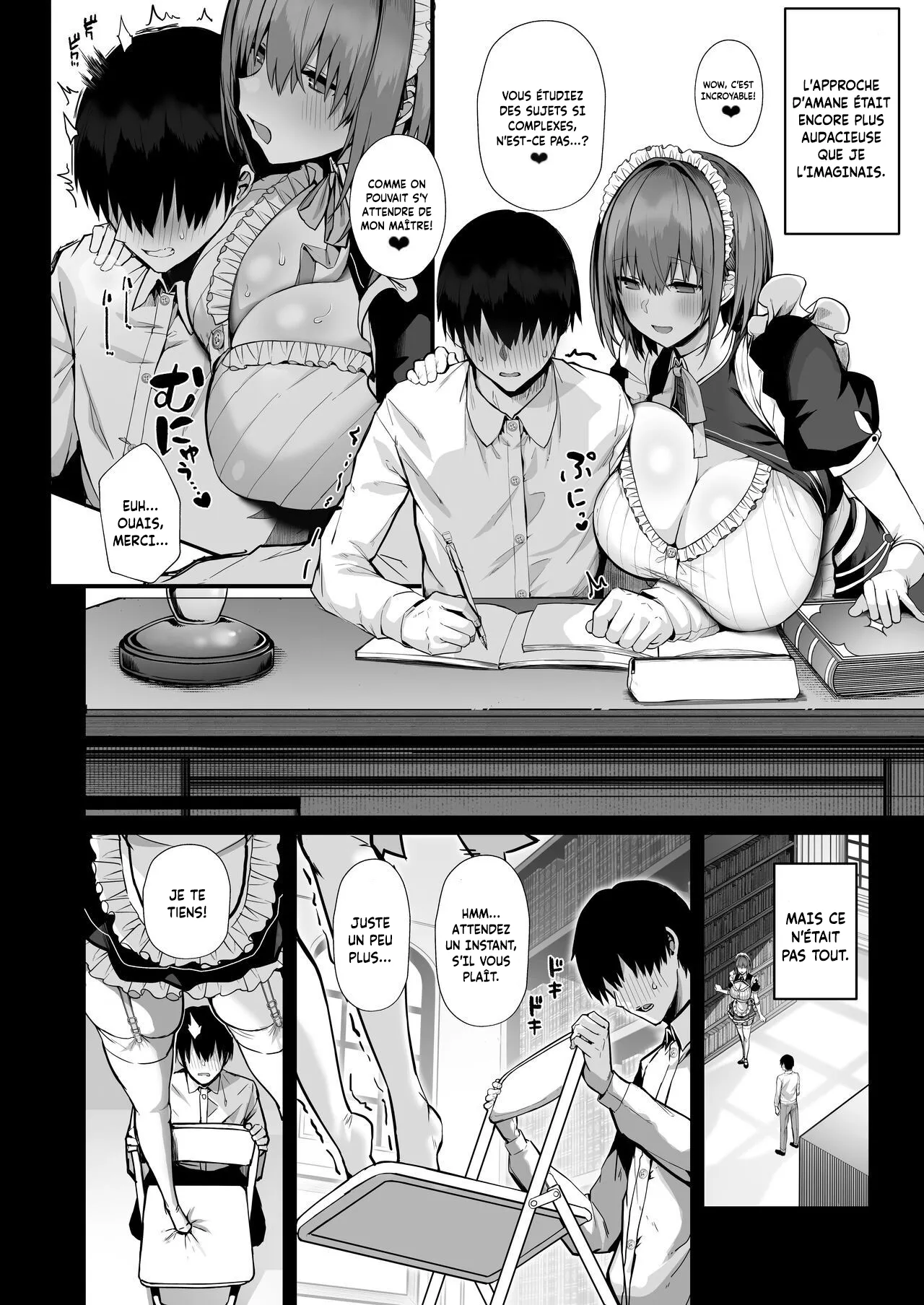 [Flock Blue (Blue_Gk)]  Servante de l'amour - Une histoire d'amour avec une gentille et douce servante lubrique aux gros seins [French] [pape245][Digital] 图片编号 9