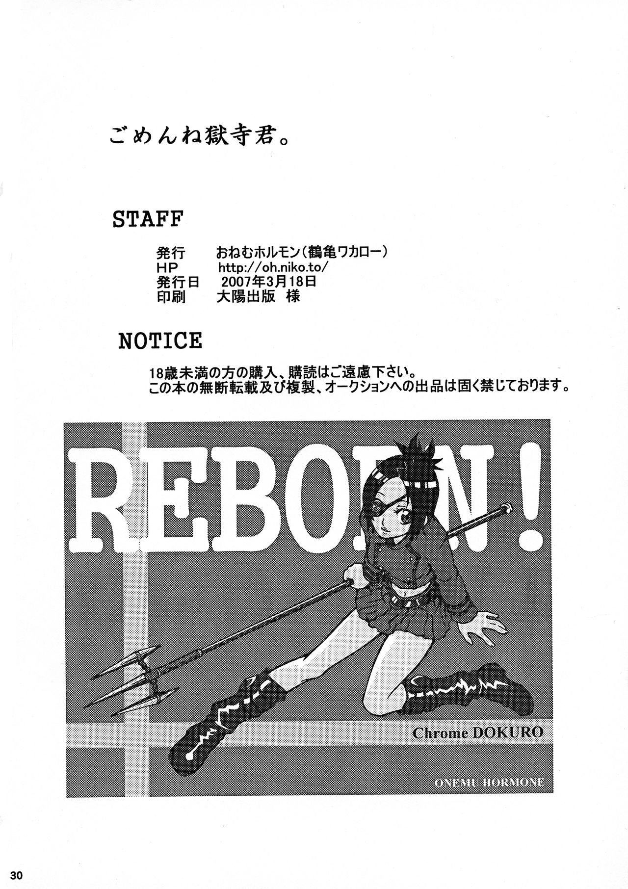 [Onemu Hormone (Tsurugi Wakarou)] Gomen ne Gokudera-kun. (Katekyo Hitman REBORN!) [Chinese] [路过的骑士汉化组] image number 29