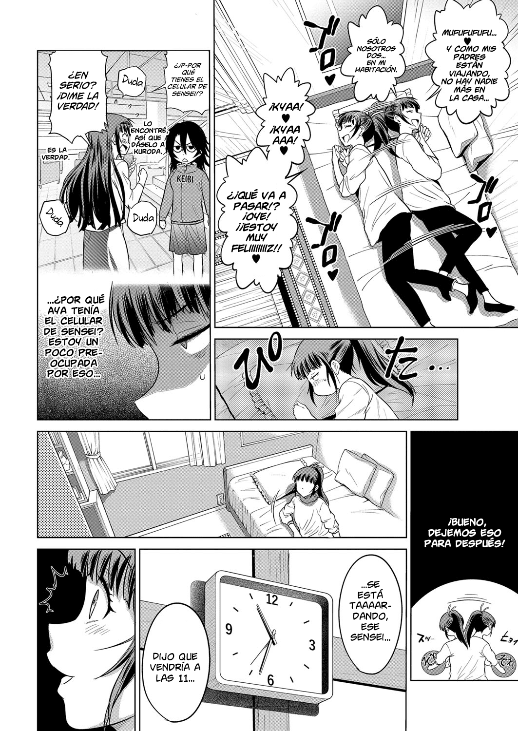 [DISTANCE] Jyoshi Luck! ~2 Years Later~ Cap.5.5 (COMIC ExE 14) [Español] [NicoNiiScans] [Digital] image number 4