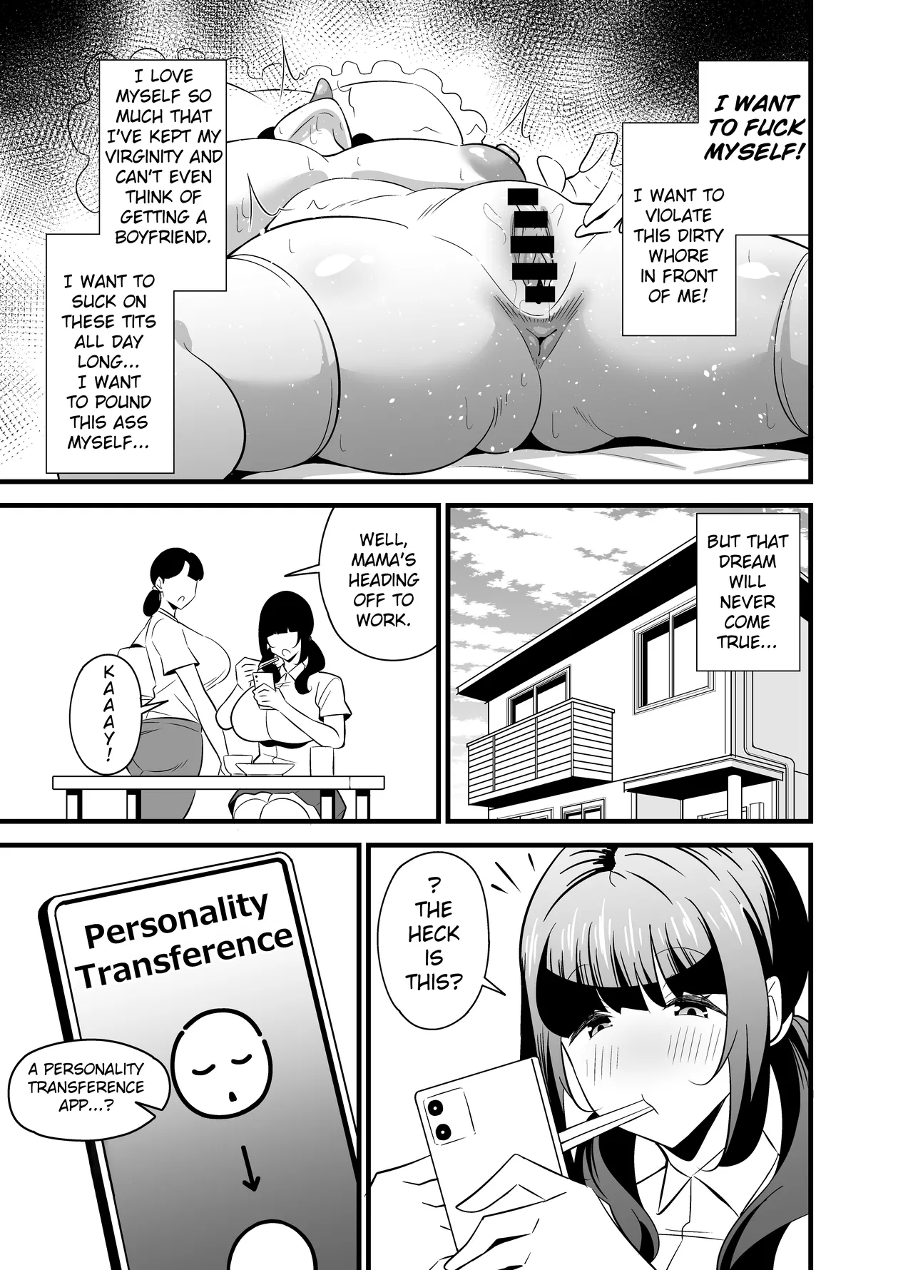 [Circle Tokomaya (Tokomaya Keita)] My Body is So Lewd That I Used an App to Possess an Old Guy and Do Whatever I Want To It!  [Digital] [TheFrogManScans] numero di immagine  4