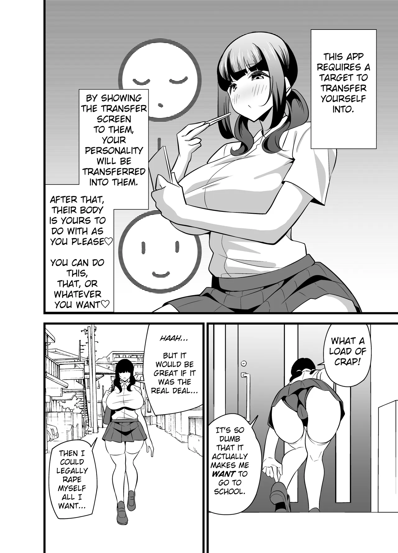 [Circle Tokomaya (Tokomaya Keita)] My Body is So Lewd That I Used an App to Possess an Old Guy and Do Whatever I Want To It!  [Digital] [TheFrogManScans] numero di immagine  5