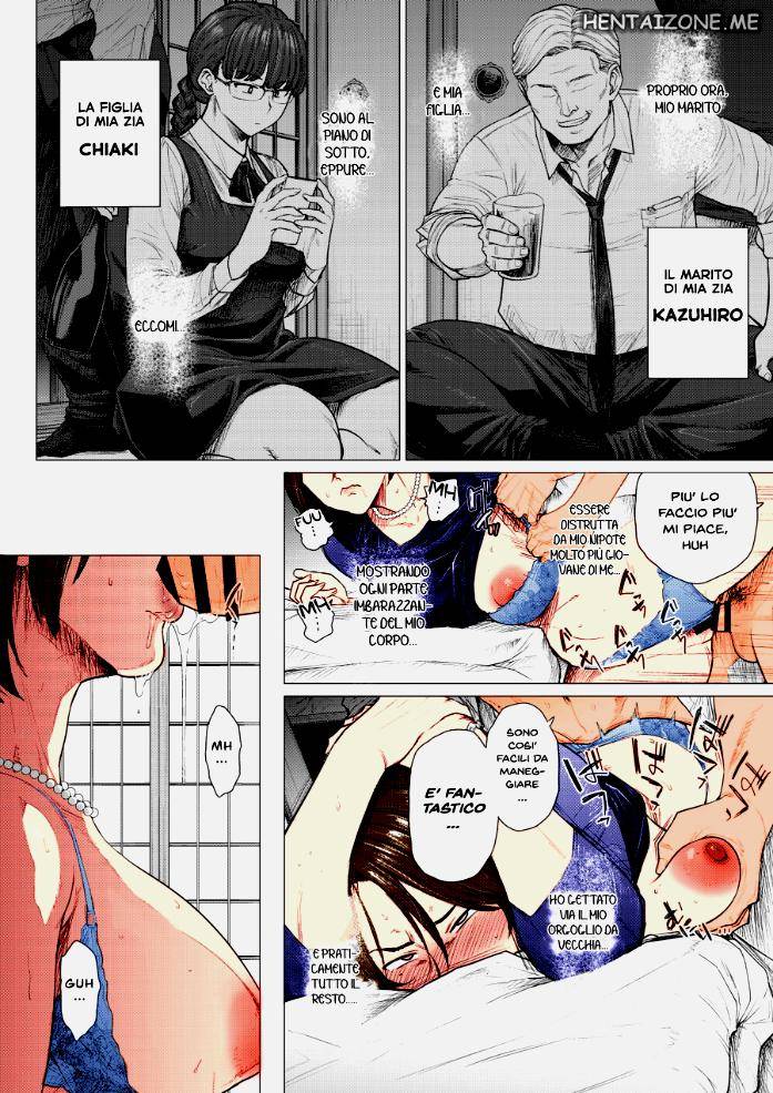 [Seiheki Chousadan (Etuzan Jakusui)] Mendougoto | La Zia Momoe (Toaru Site no Seiheki Ranking nite, Zennendai de NTR ga Bucchigiri 1-i Datta no de, Ironna Onnanoko o Netotte Moraimashita.) [Italian] [Digital] numero di immagine  6