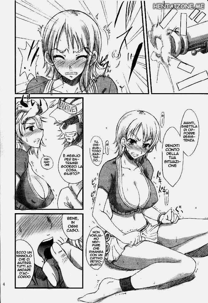 (C70) [Majimeya (isao)] Kaizoku Jingi | Colpa di Nami (One Piece) [Italian] image number 7
