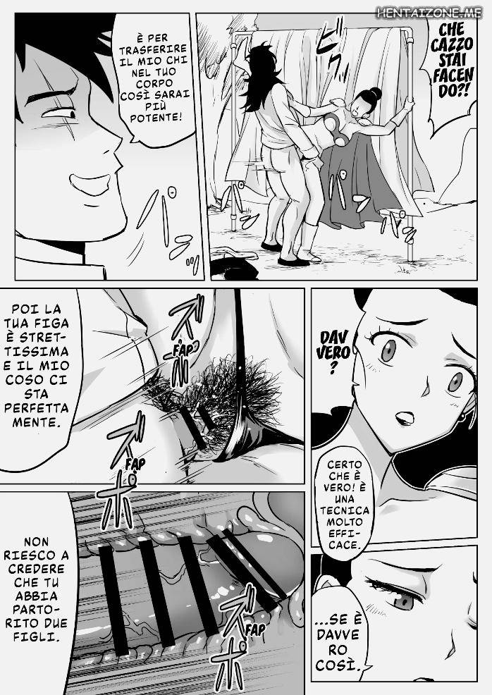 [Shirihito] Muchi na Hitozuma to no Tokubetsu Shugyou | L' Allenamento Speciale di Chichi (Dragon Ball Super) [Italian] image number 9