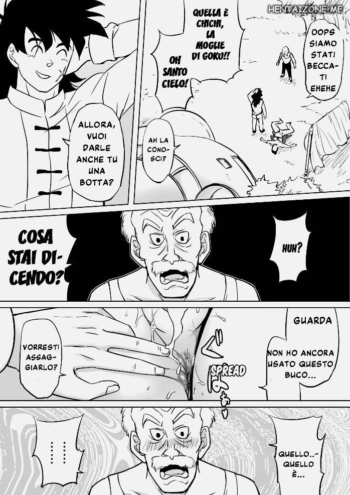 [Shirihito] Muchi na Hitozuma to no Tokubetsu Shugyou | L' Allenamento Speciale di Chichi (Dragon Ball Super) [Italian] image number 22