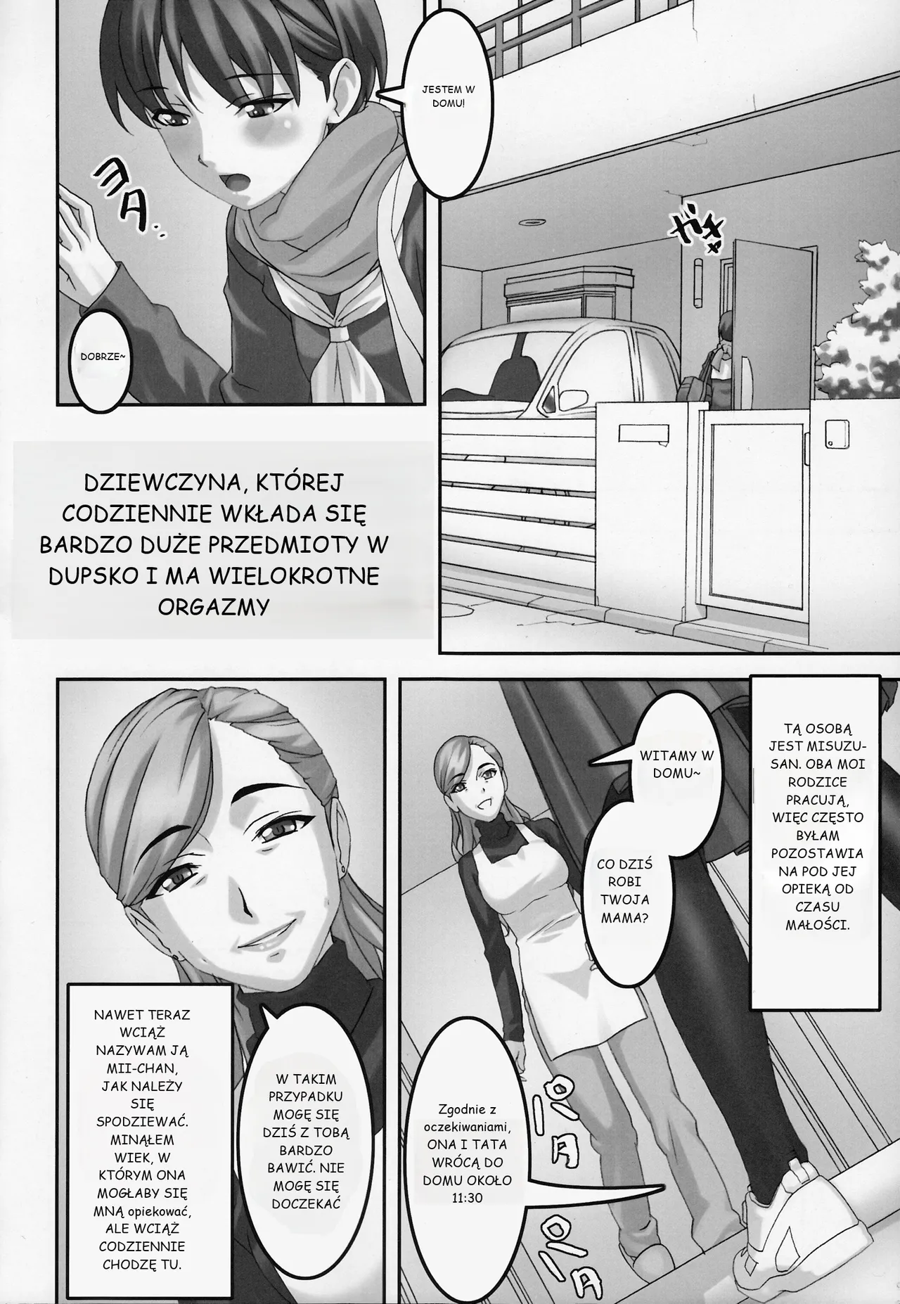 (C81) [Tairikukan Dandoudan Dan (Sakura Romako)] Anoko ga Mainichi Oshiri no Ana ni Butta Mono o Irerare Nando mo Zecchou ni Tassuru Manga [Polish] Bildnummer 3