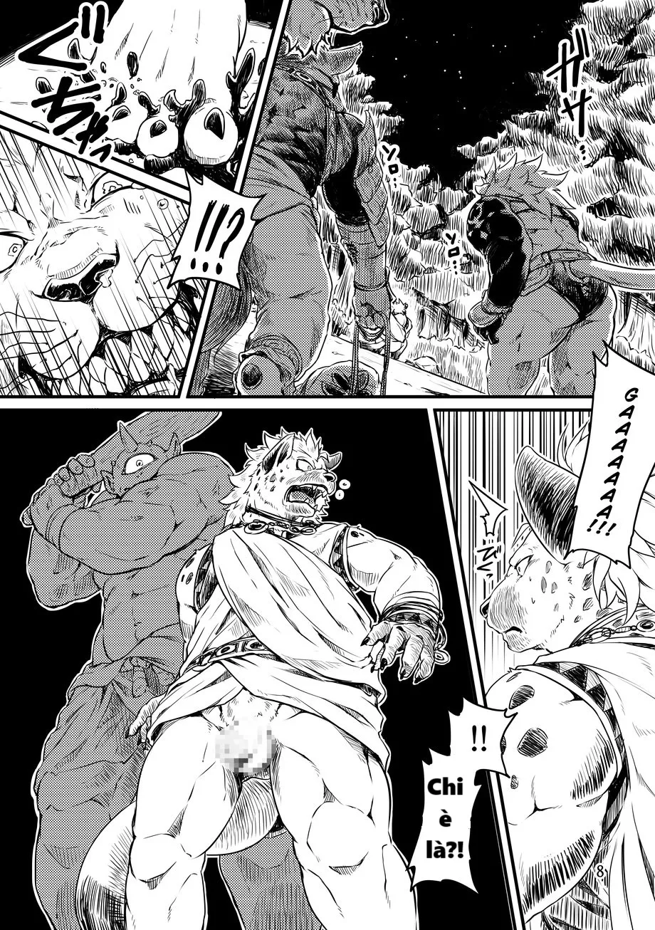 (C97) [Yakijaketeishoku (Kishiguma)] BANDITO x DRAGO ita image number 8