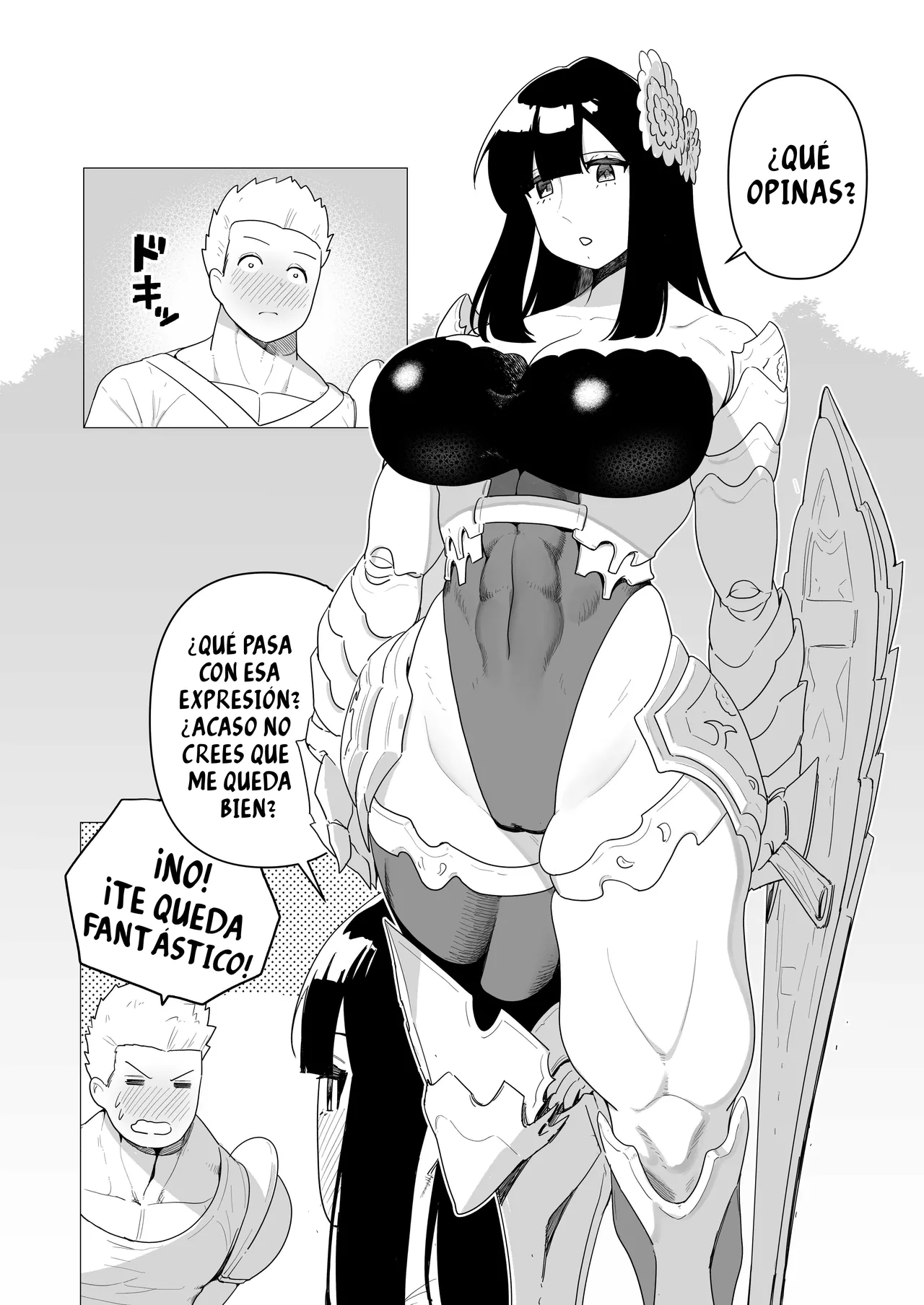 [Tsunao] Tank Onna Kishi wa Dakaretai. | Esta Caballero que usa Armadura Pesada solo quiere tener Sexo (Spanish) [kalock] Bildnummer 27