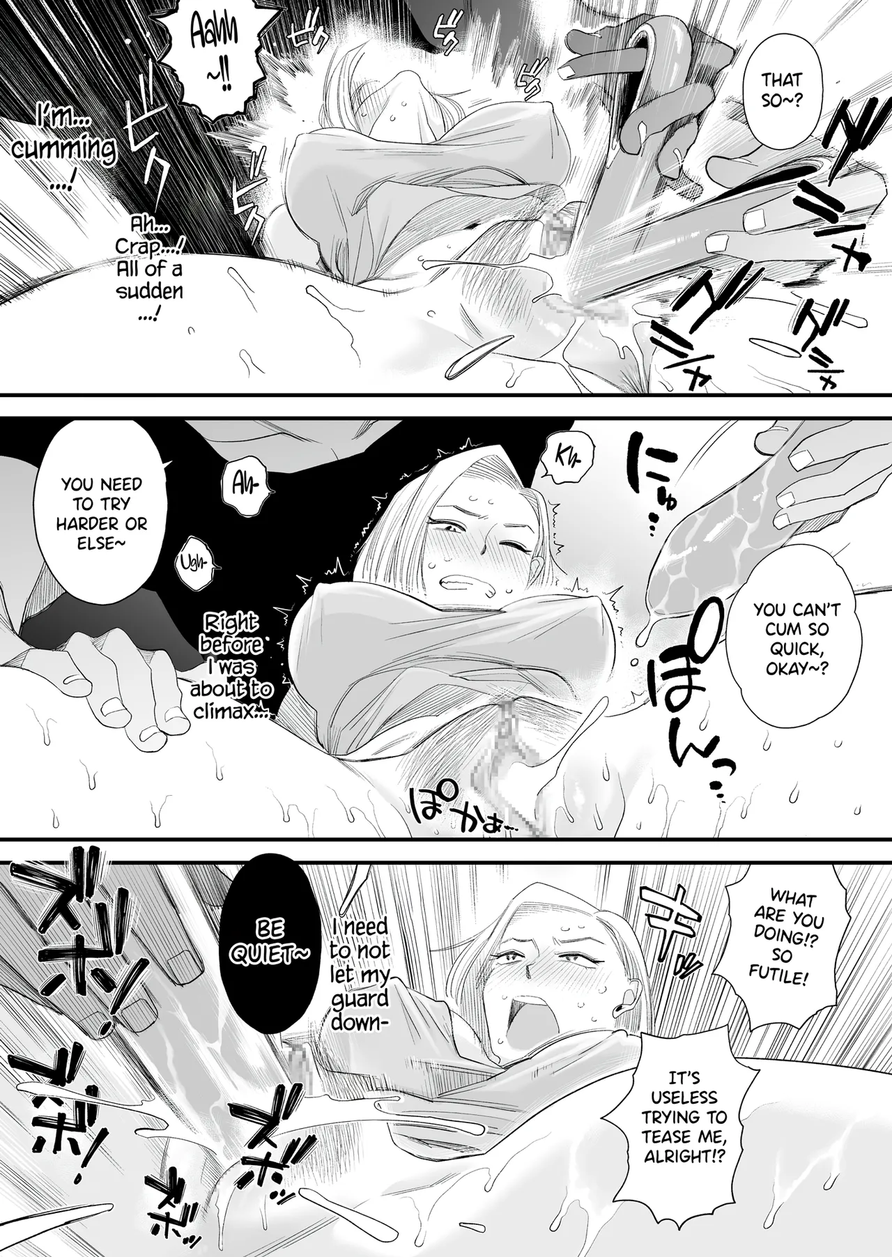 [Haitoku Sensei] Tsuma ni Mosaic ~Aisuru Tsuma no NTR Douga ni Mosaic Shori Saserareru Ore~ [English] [CarlJPTL] image number 24