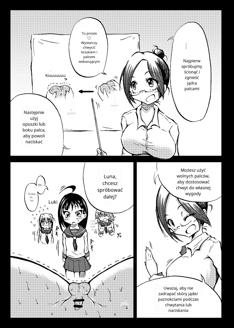 Ball torture textbook (futanari) [polski] image number 20