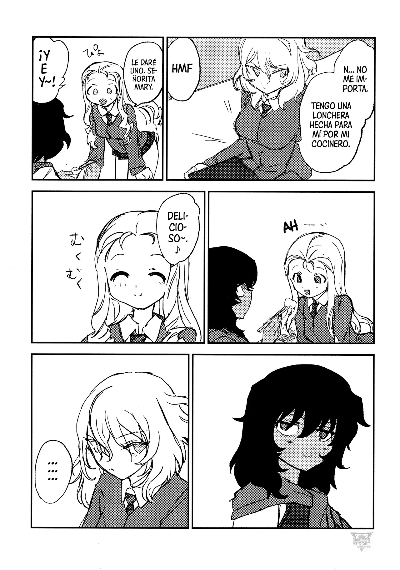 (C95) [2m (Nanasiro)] Howahowa no Neko | Un Gato Esponjoso (Girls und Panzer) [Spanish] [Mister Nugget] image number 4
