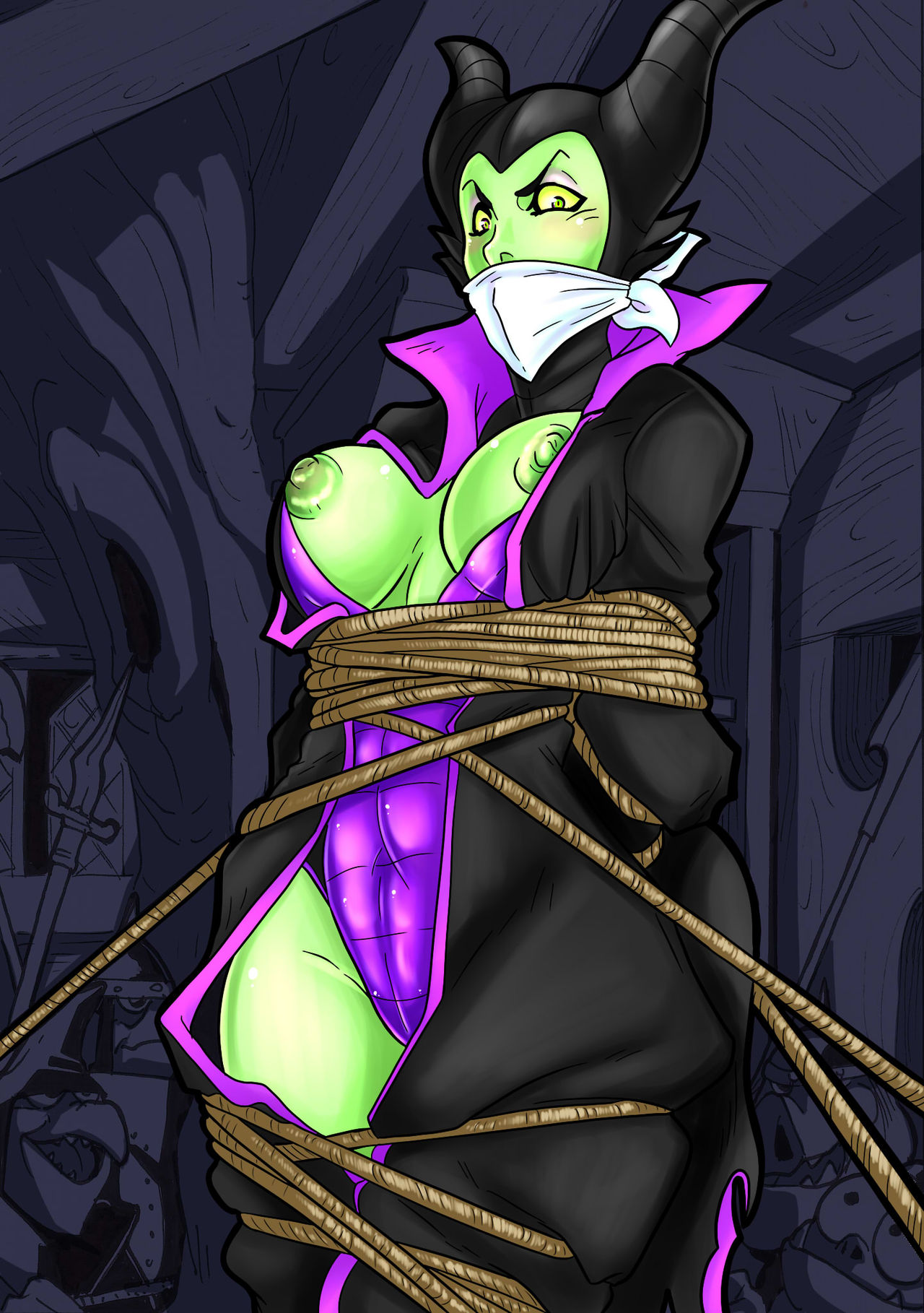 [GreenLeona] - Maleficent comic (textless) 图片编号 1