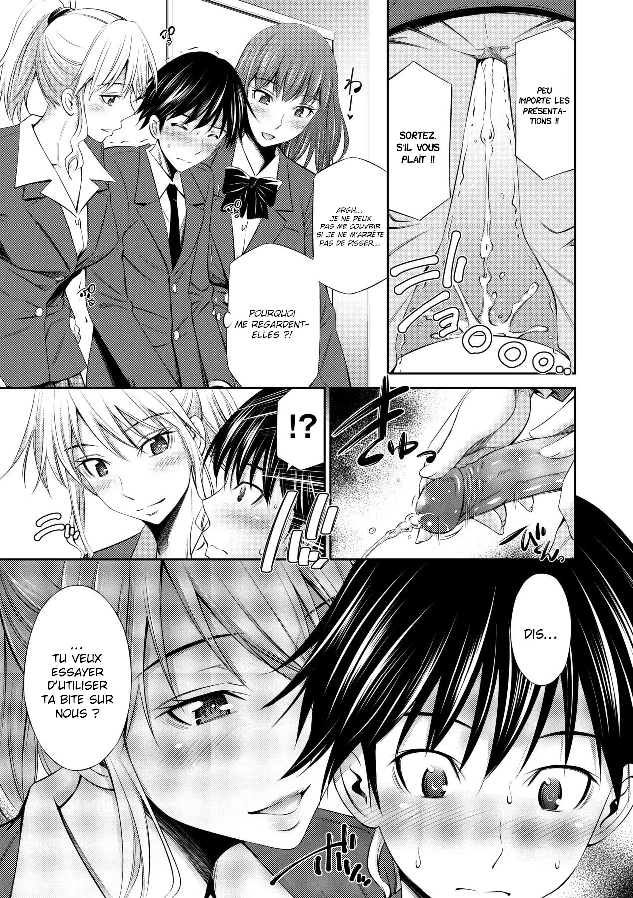 [Sabashi Renya] Senpai-tachi to no Gakuen Seikatsu Ch1-3 [French] [O-S] [Decensored] [Digital] numero di immagine  13