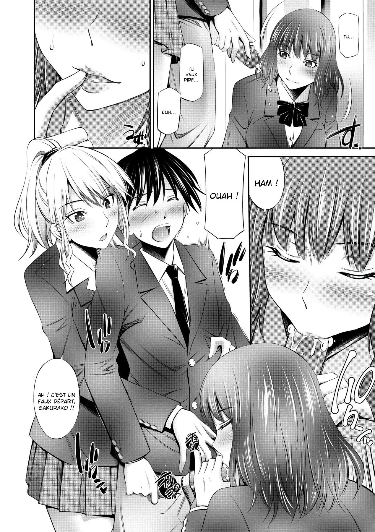 [Sabashi Renya] Senpai-tachi to no Gakuen Seikatsu Ch1-3 [French] [O-S] [Decensored] [Digital] numero di immagine  14