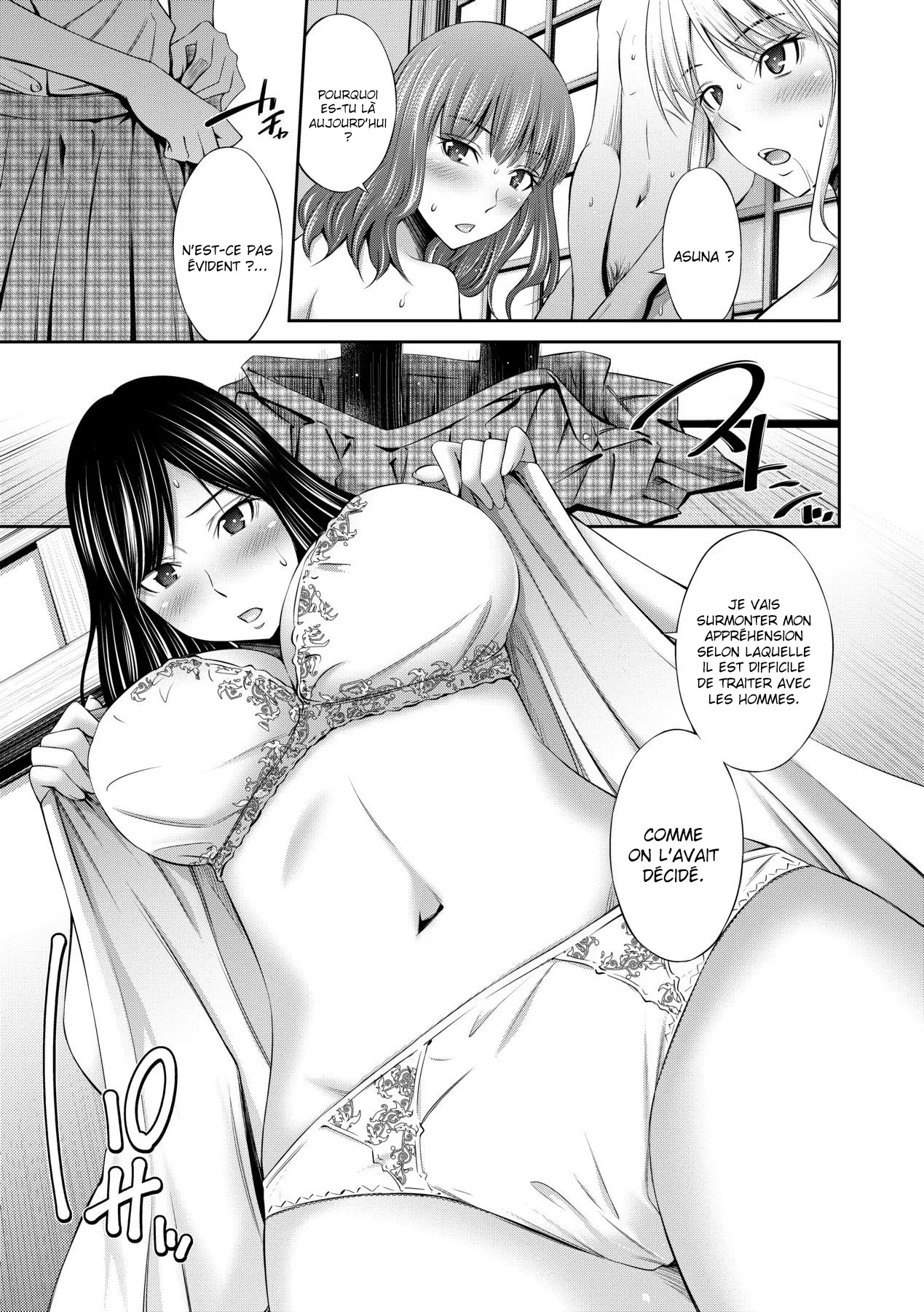 [Sabashi Renya] Senpai-tachi to no Gakuen Seikatsu Ch1-3 [French] [O-S] [Decensored] [Digital] numero di immagine  67