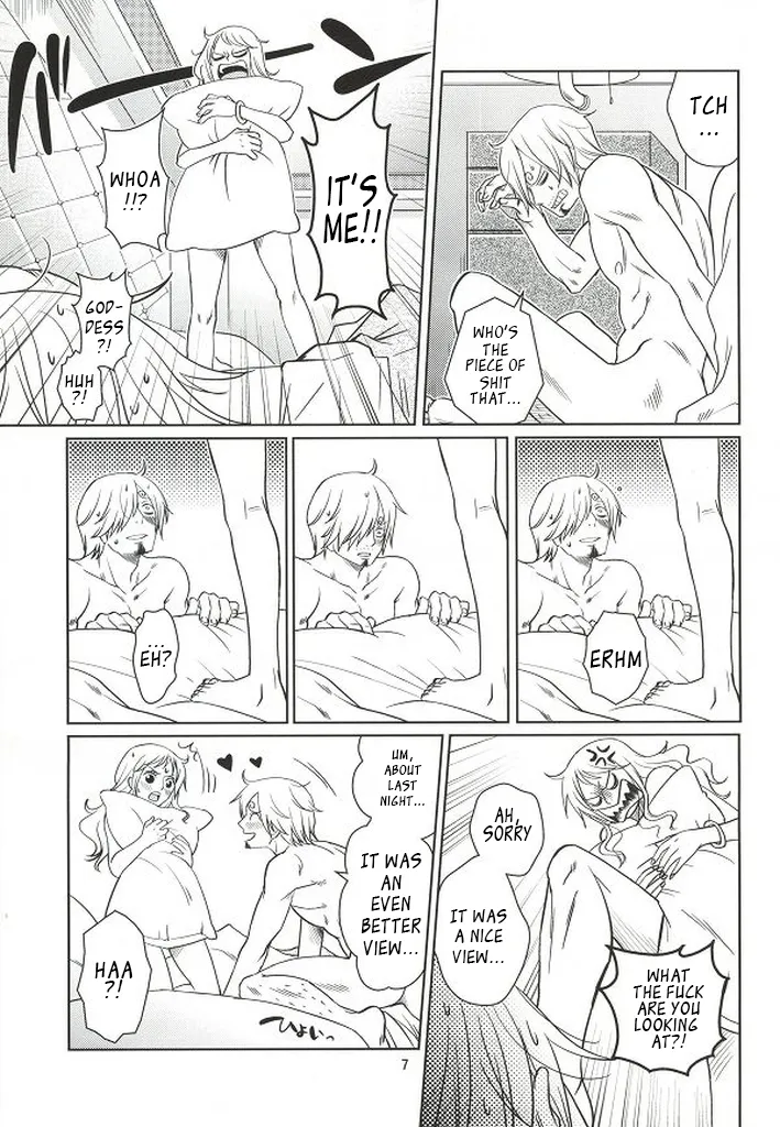 (C86) [Mamiana Paradise (Kuri)] Himitsu no Koi Wazurai (One Piece) [English] image number 5