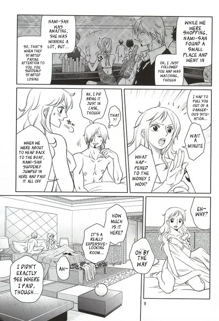 (C86) [Mamiana Paradise (Kuri)] Himitsu no Koi Wazurai (One Piece) [English] image number 7