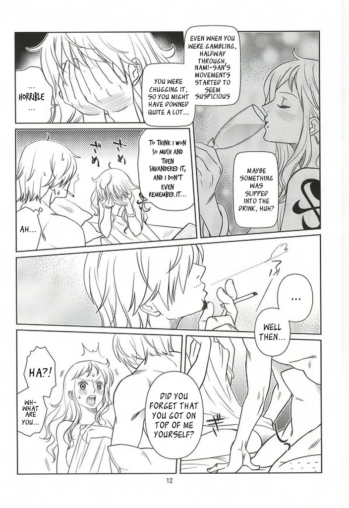 (C86) [Mamiana Paradise (Kuri)] Himitsu no Koi Wazurai (One Piece) [English] image number 10