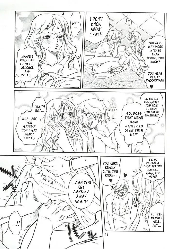 (C86) [Mamiana Paradise (Kuri)] Himitsu no Koi Wazurai (One Piece) [English] image number 11