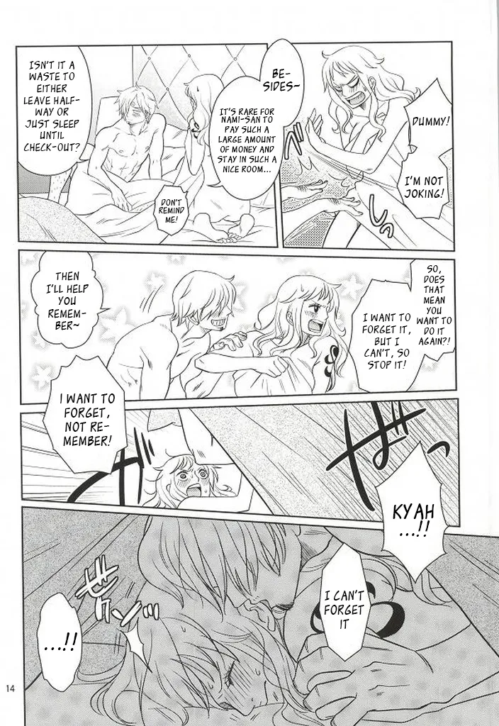 (C86) [Mamiana Paradise (Kuri)] Himitsu no Koi Wazurai (One Piece) [English] image number 12